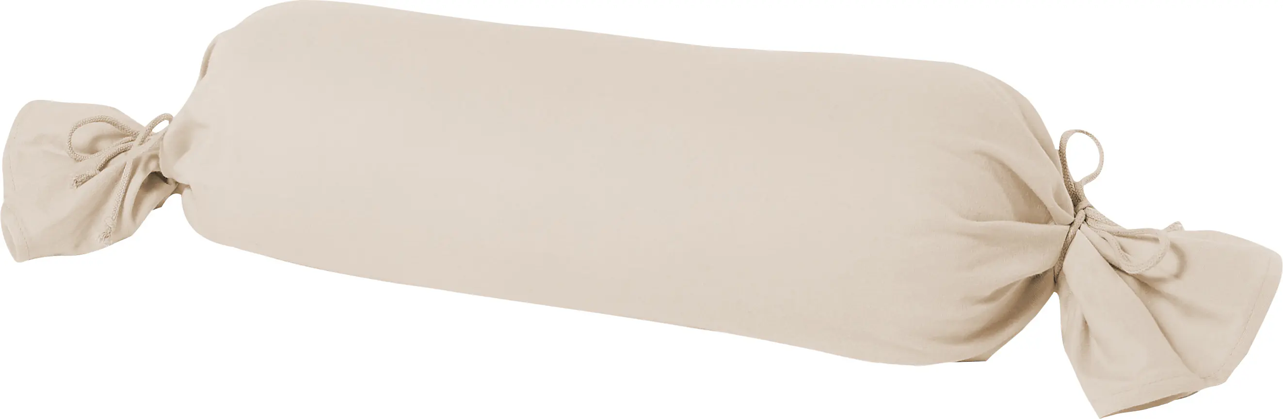 Mako Kissenbezug Feinjersey für Nackenrolle 15 x 40 cm düne  Mako Kissenbezug Feinjersey für Nackenrolle 15 x 40 cm düne