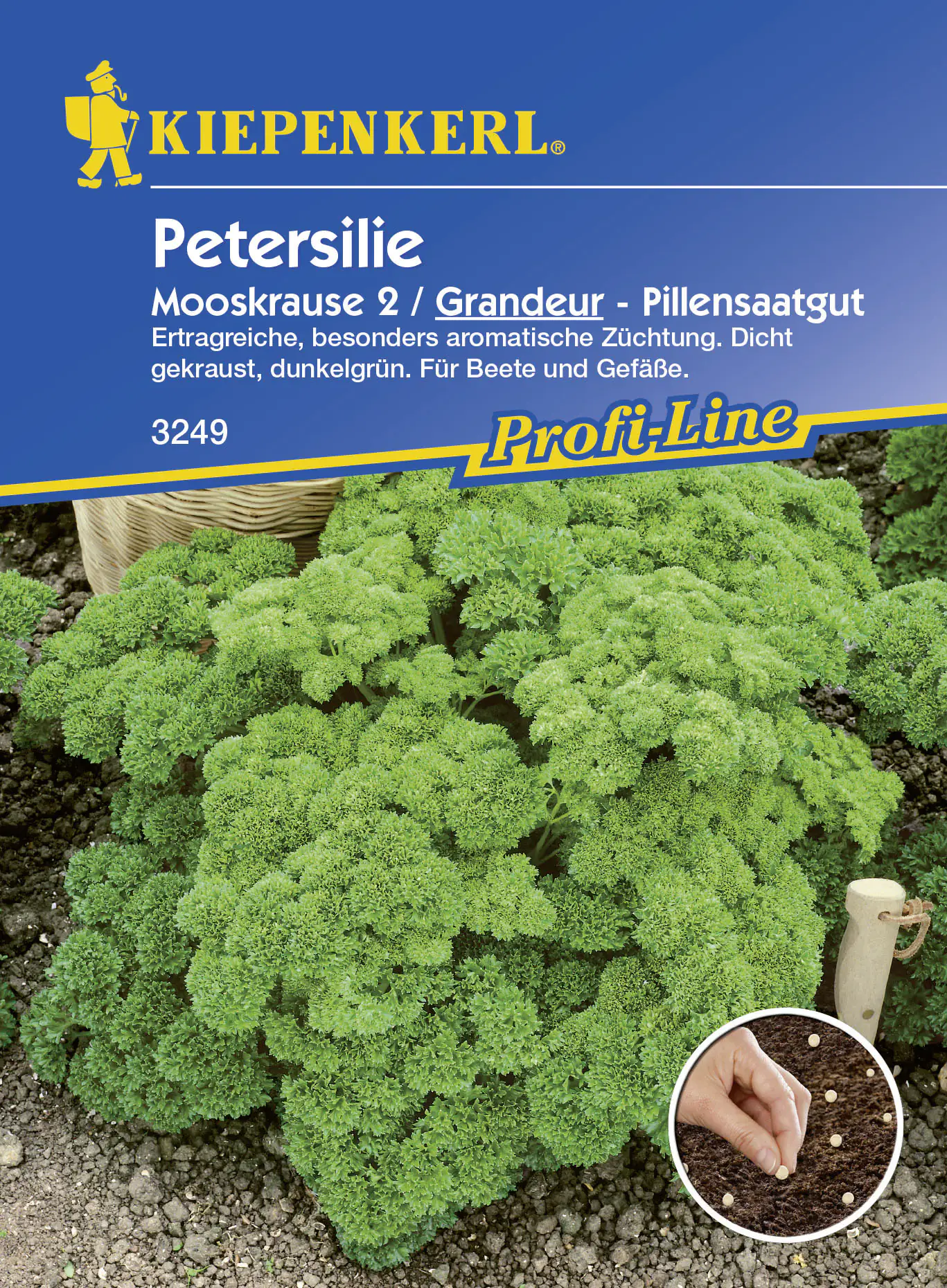 Kiepenkerl Petersilie Grandeur Petroselinum crispum var. crispum, Inhalt: 120 Pillen Kiepenkerl Petersilie Grandeur Petroselinum crispum var. crispum, Inhalt: 120 Pillen