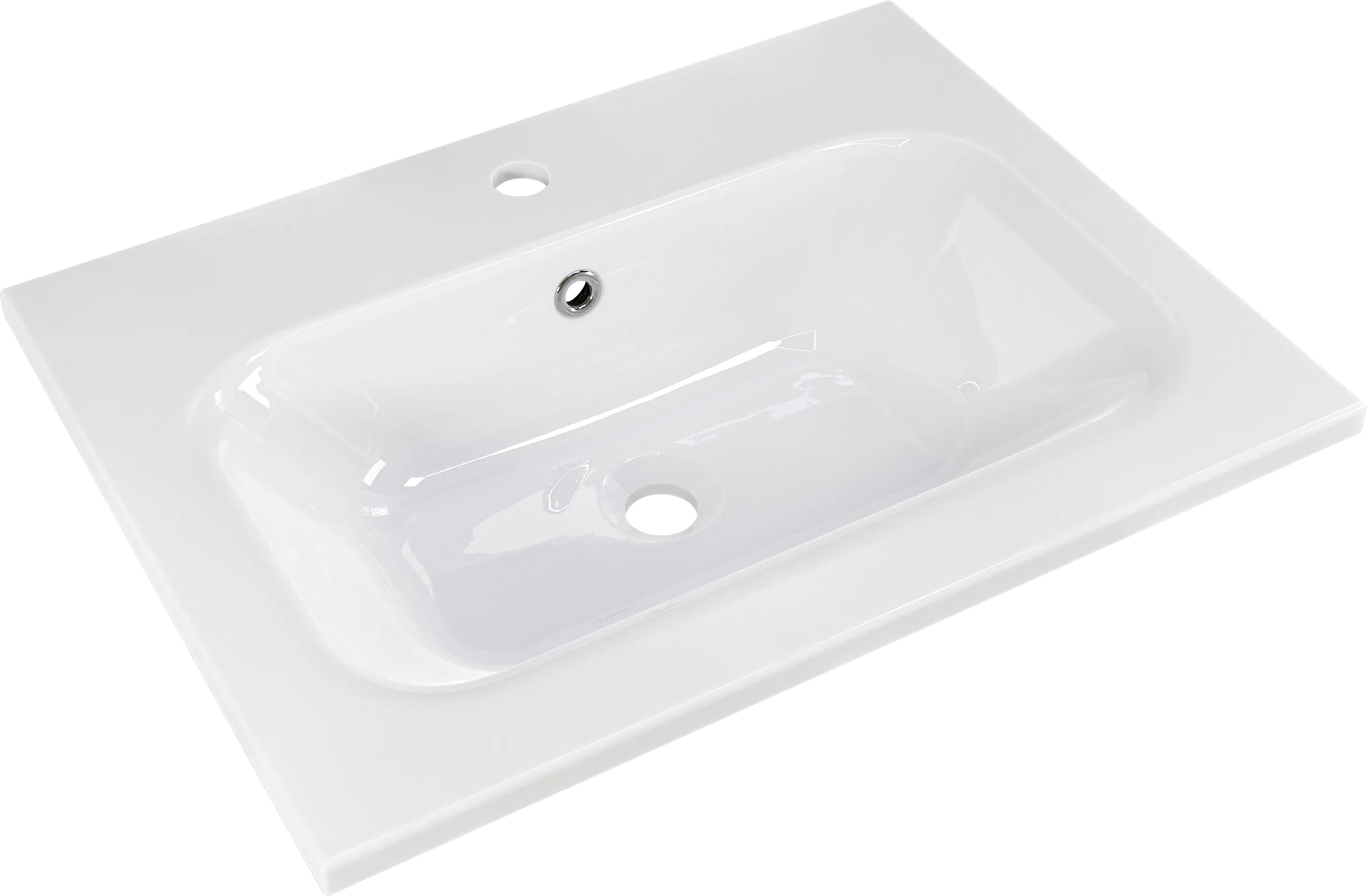 Primaster Mineralguss-Waschbecken 61 cm Düsseldorf weiß