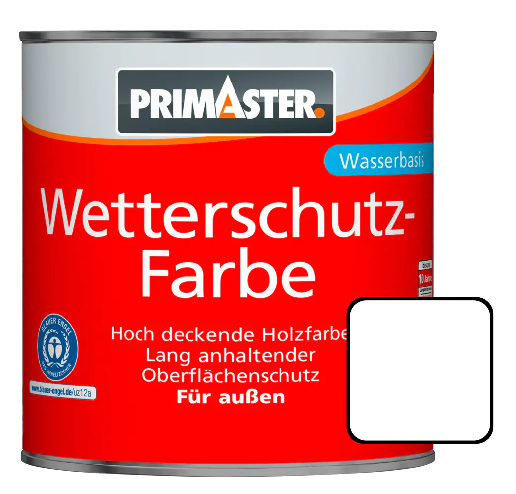 Primaster Wetterschutzfarbe 750 ml weiß Primaster Wetterschutzfarbe 750 ml weiß