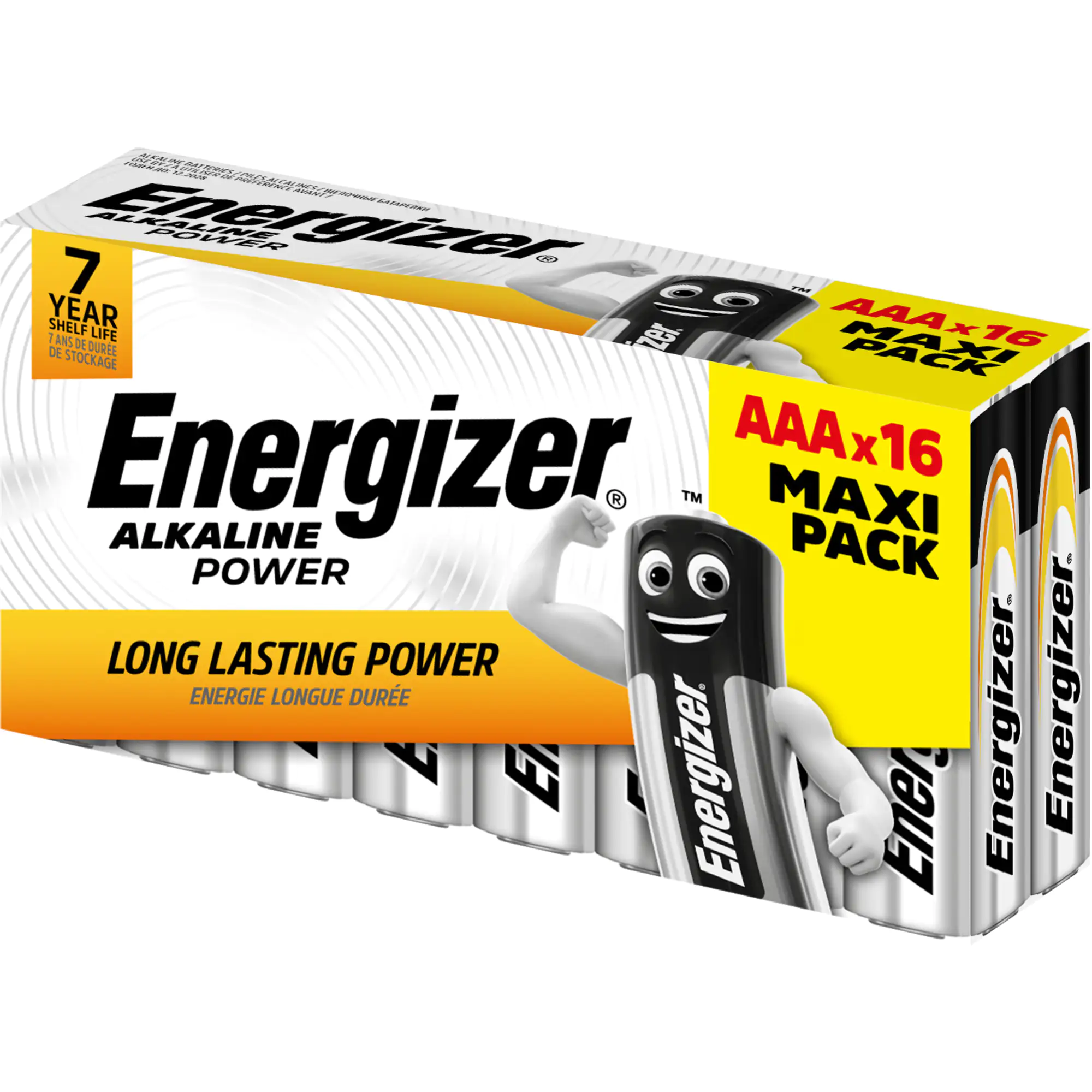 Energizer E92 Alkaline Power Batterie Micro AAA 1,5 V, 16er Pack Energizer E92 Alkaline Power Batterie Micro AAA 1,5 V, 16er Pack