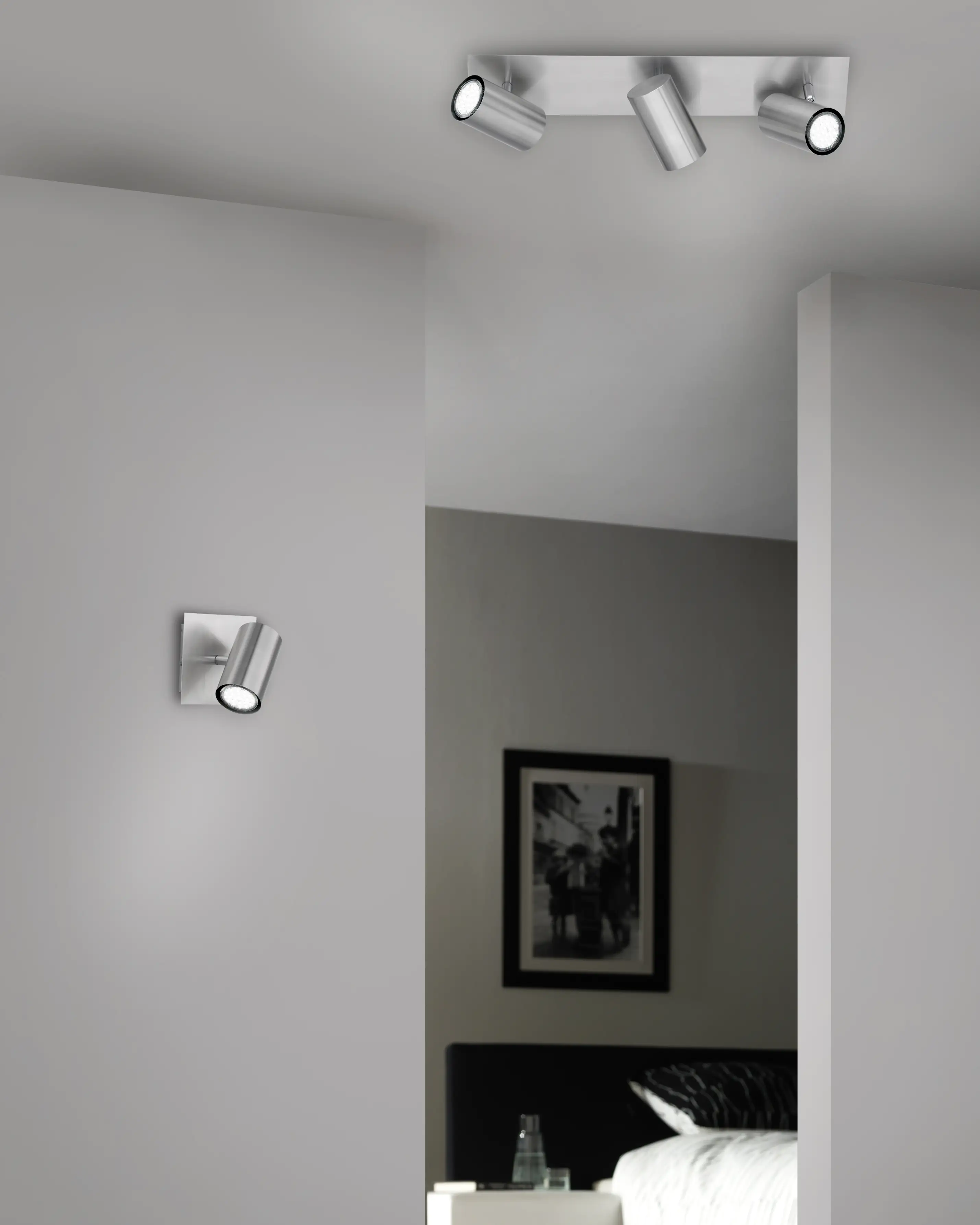 4017807231335_1 Trio Leuchten 1er Spot Marley GU10, nickel matt