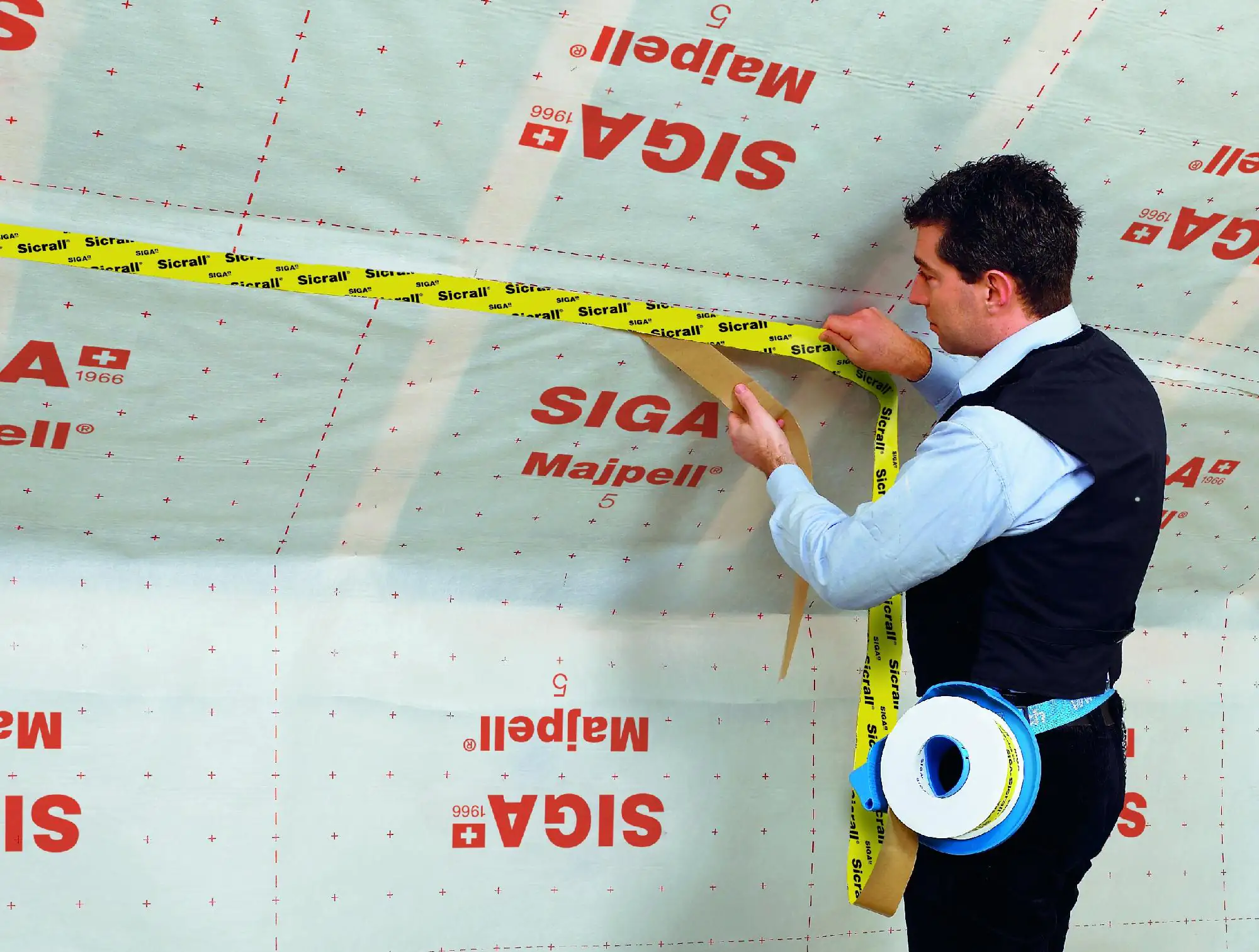 Siga Klebeband Sicrall 15 m x 6 cm gelb Siga Klebeband Sicrall 15 m x 6 cm gelb