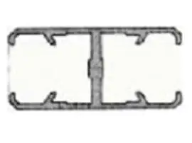 Gutta Aluline H-Profil 2000 x 36 x 17 mm Gutta Aluline H-Profil 2000 x 36 x 17 mm