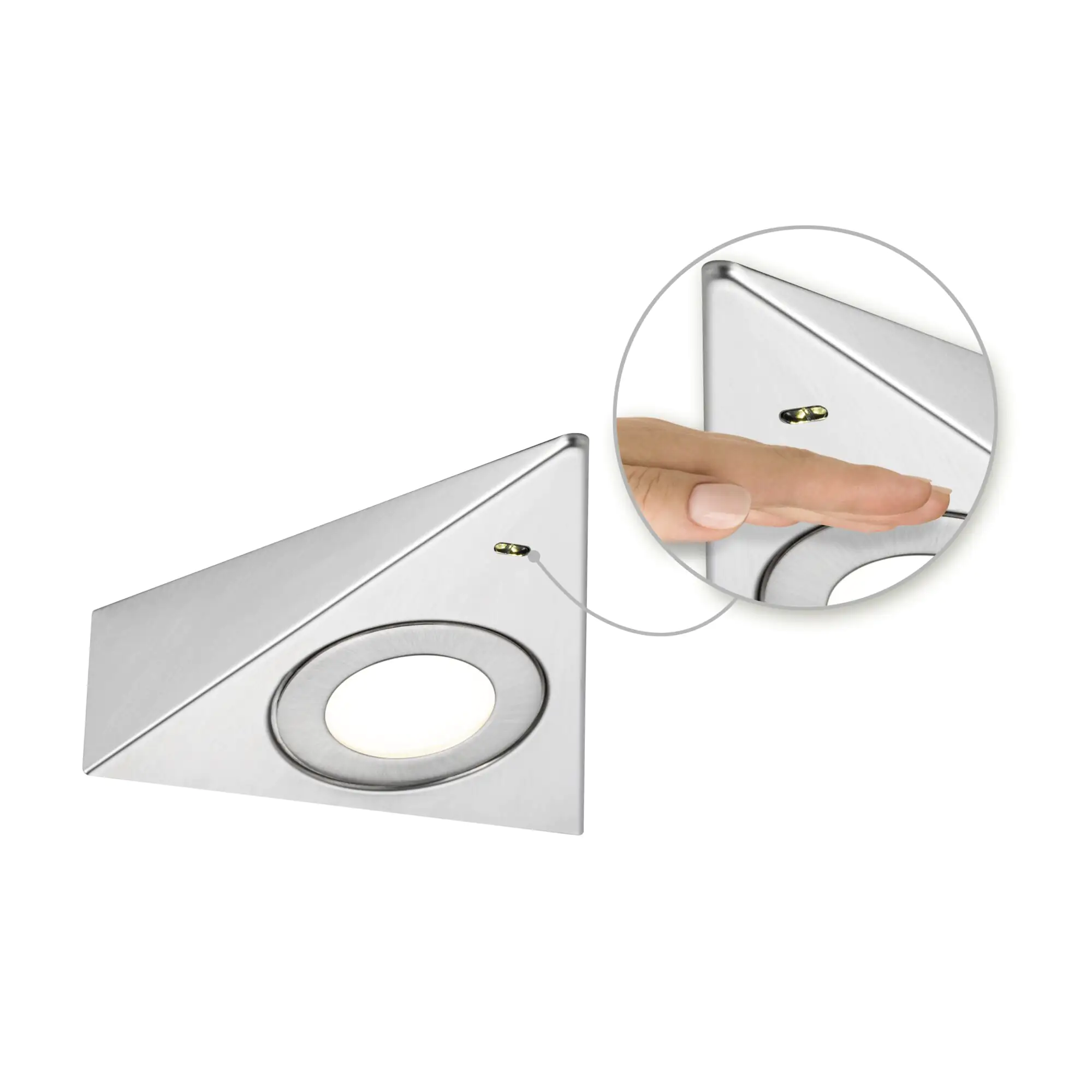 Paulmann LED Unterbauleuchte Trias eisen gebürstet warmweiß 3 er Set Paulmann LED Unterbauleuchte Trias eisen gebürstet warmweiß 3 er Set