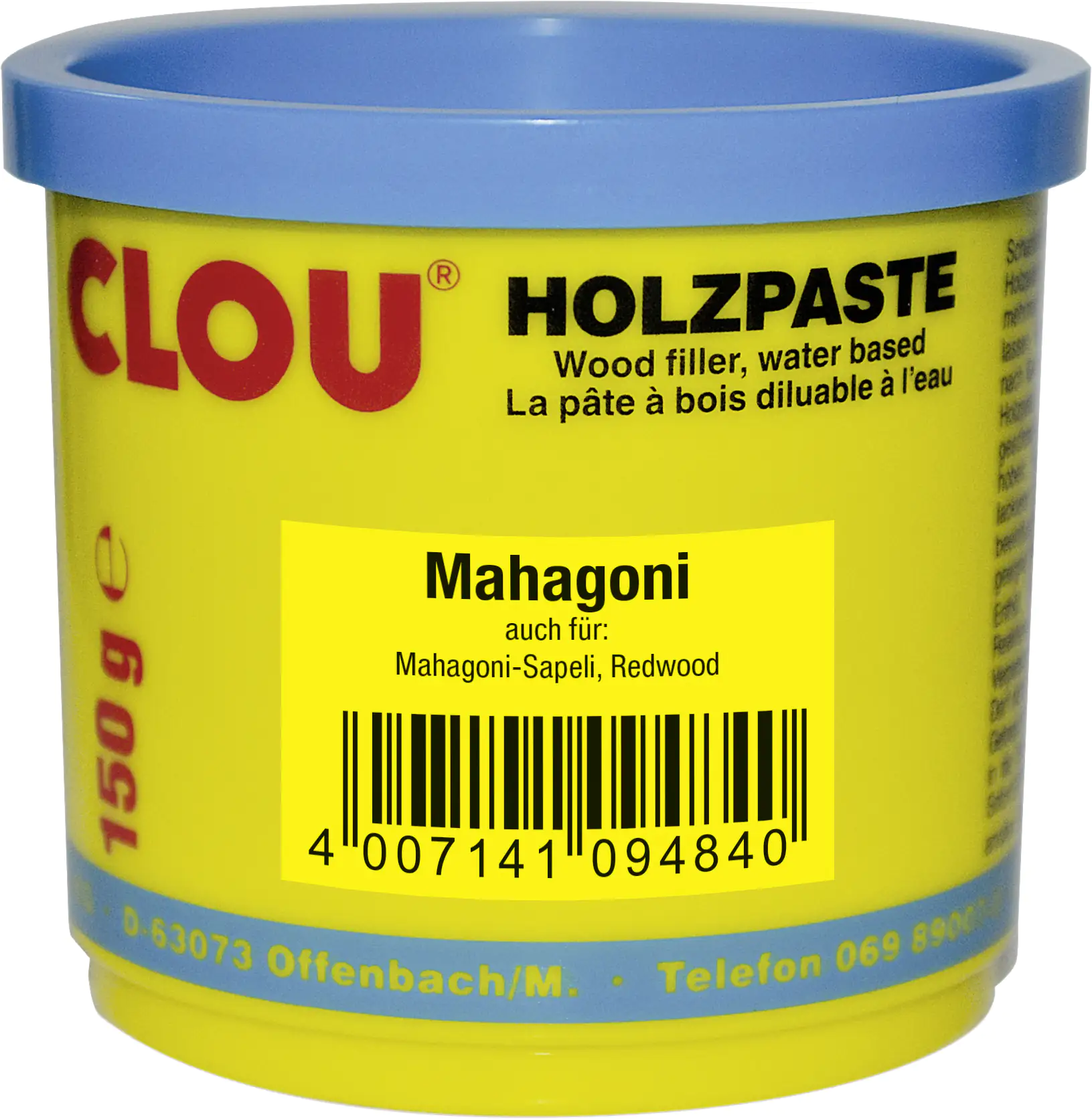 Clou Holzpaste 150 g mahagoni Clou Holzpaste 150 g mahagoni
