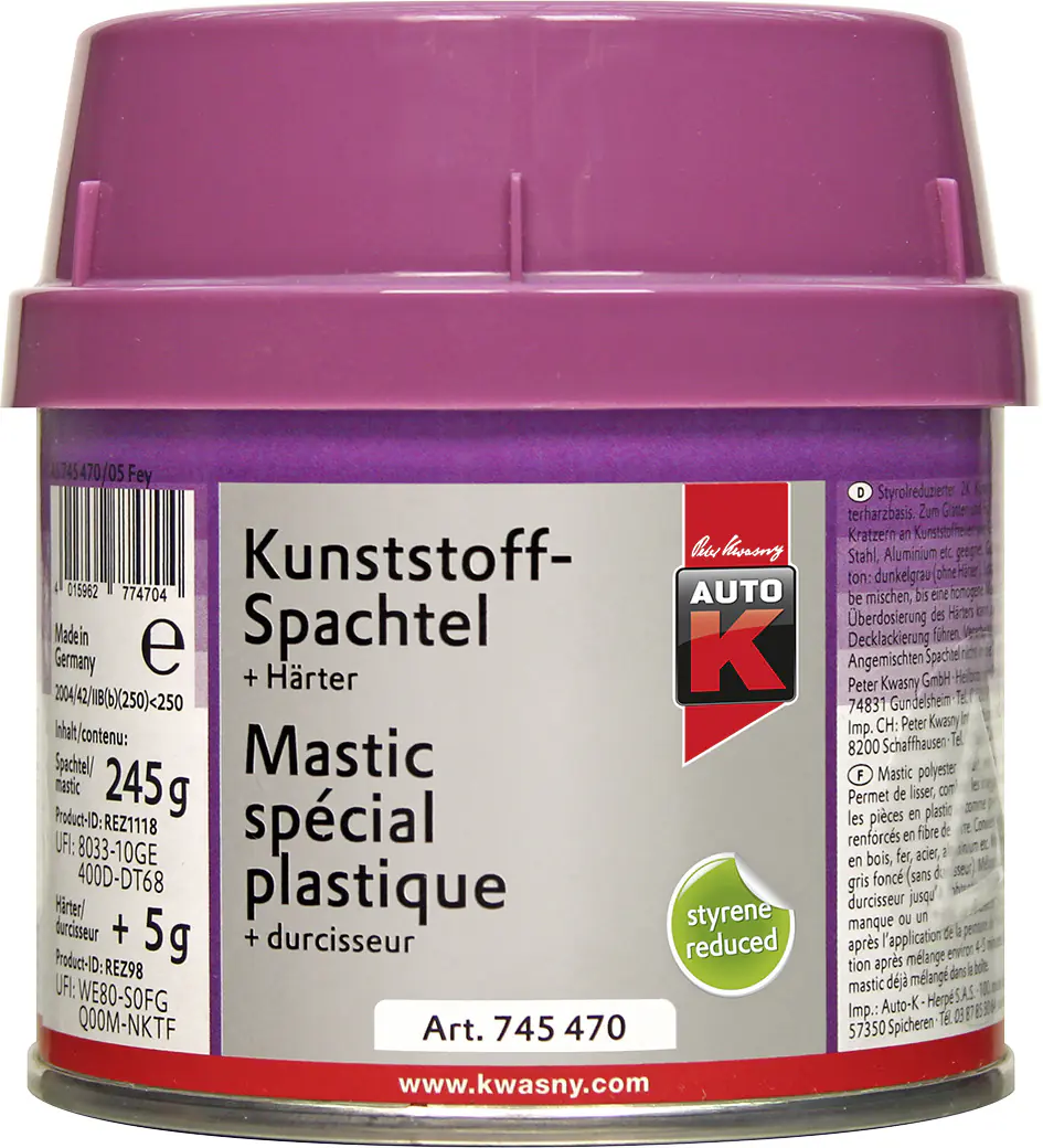 Auto-K Kunststoffspachtel 250g Auto-K Kunststoffspachtel 250g