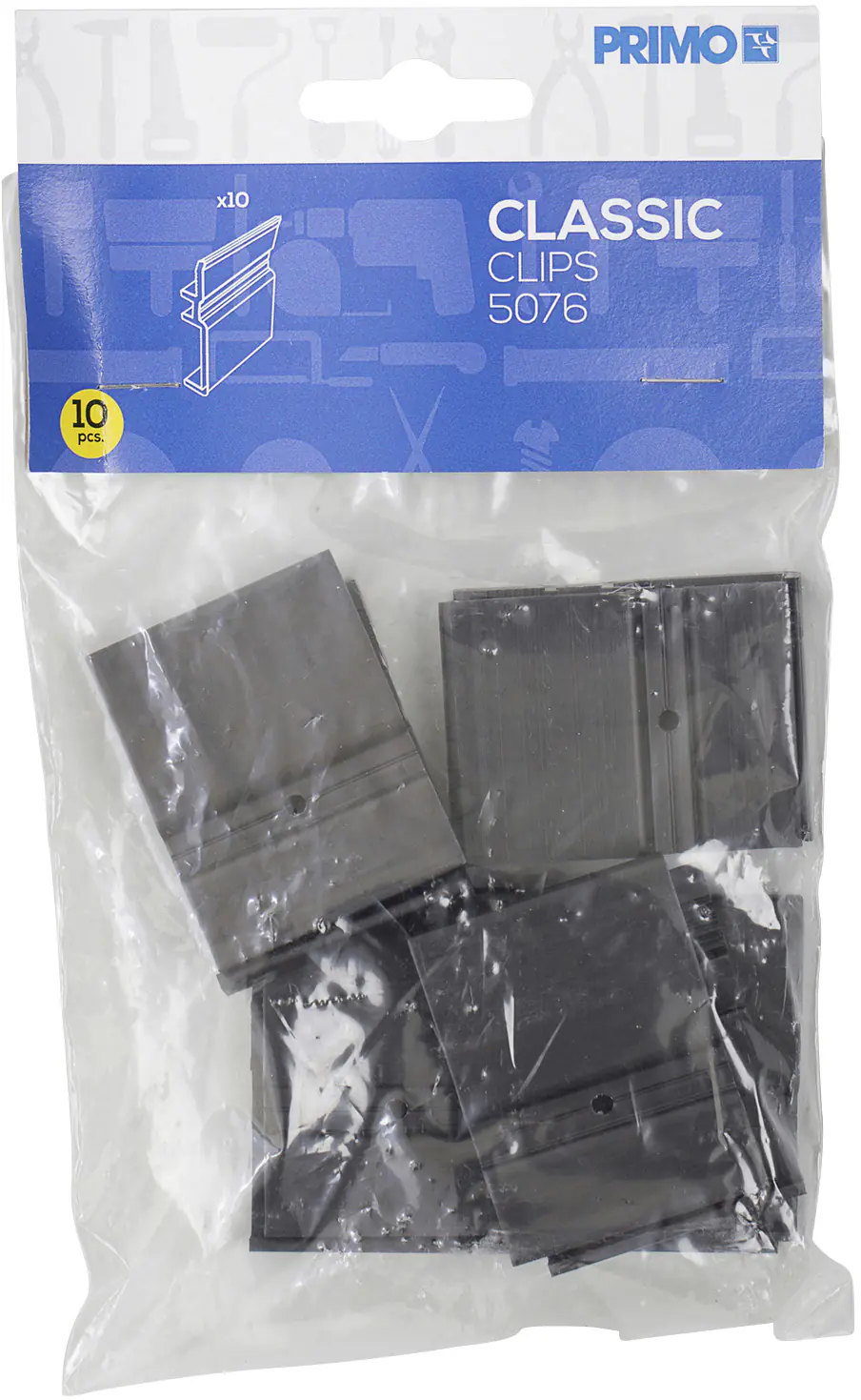 Primo Classic Clip schwarz 10 Stück