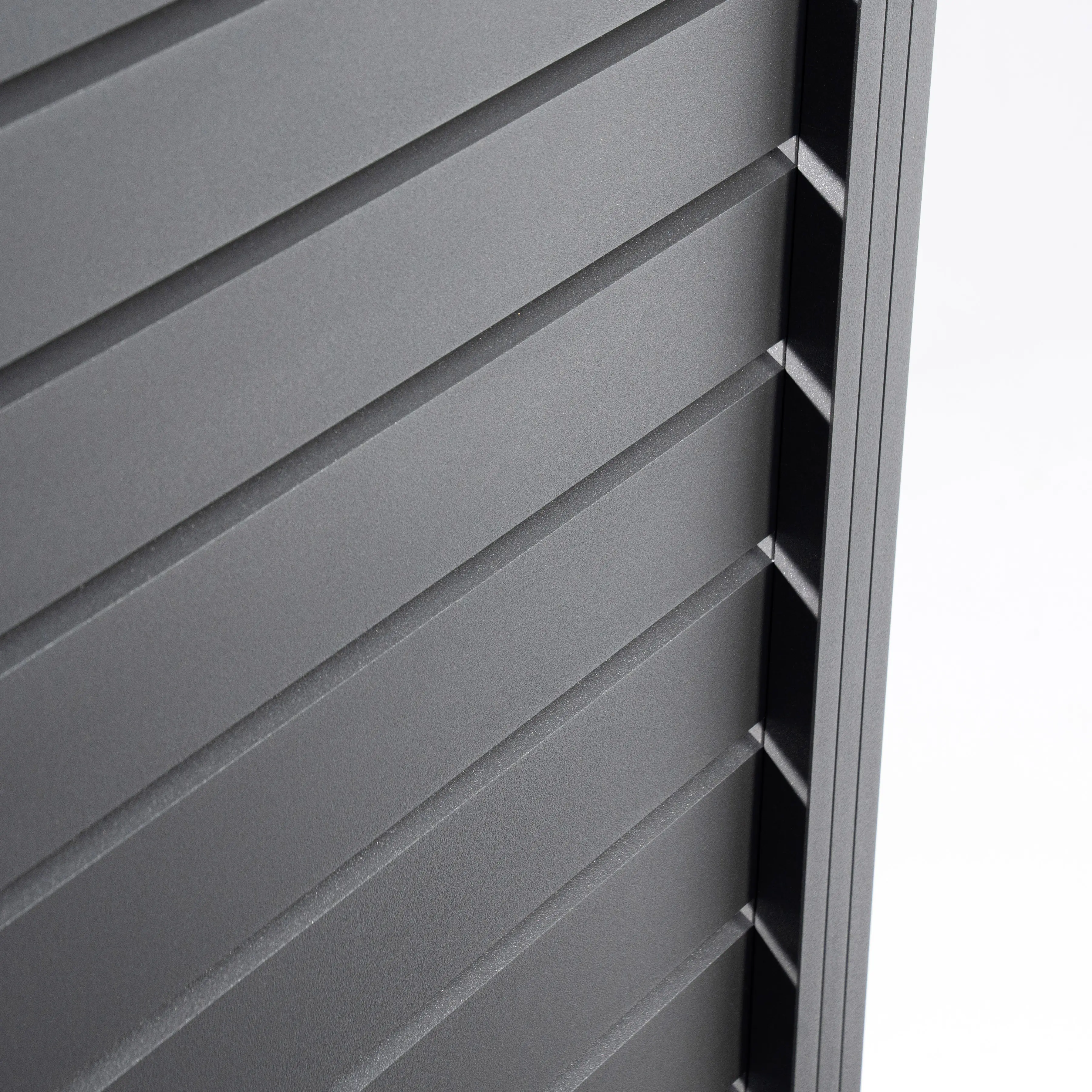Ambiente Alu-Zaun Grundset Rhombus MINI 187 x 124,2 cm grau 