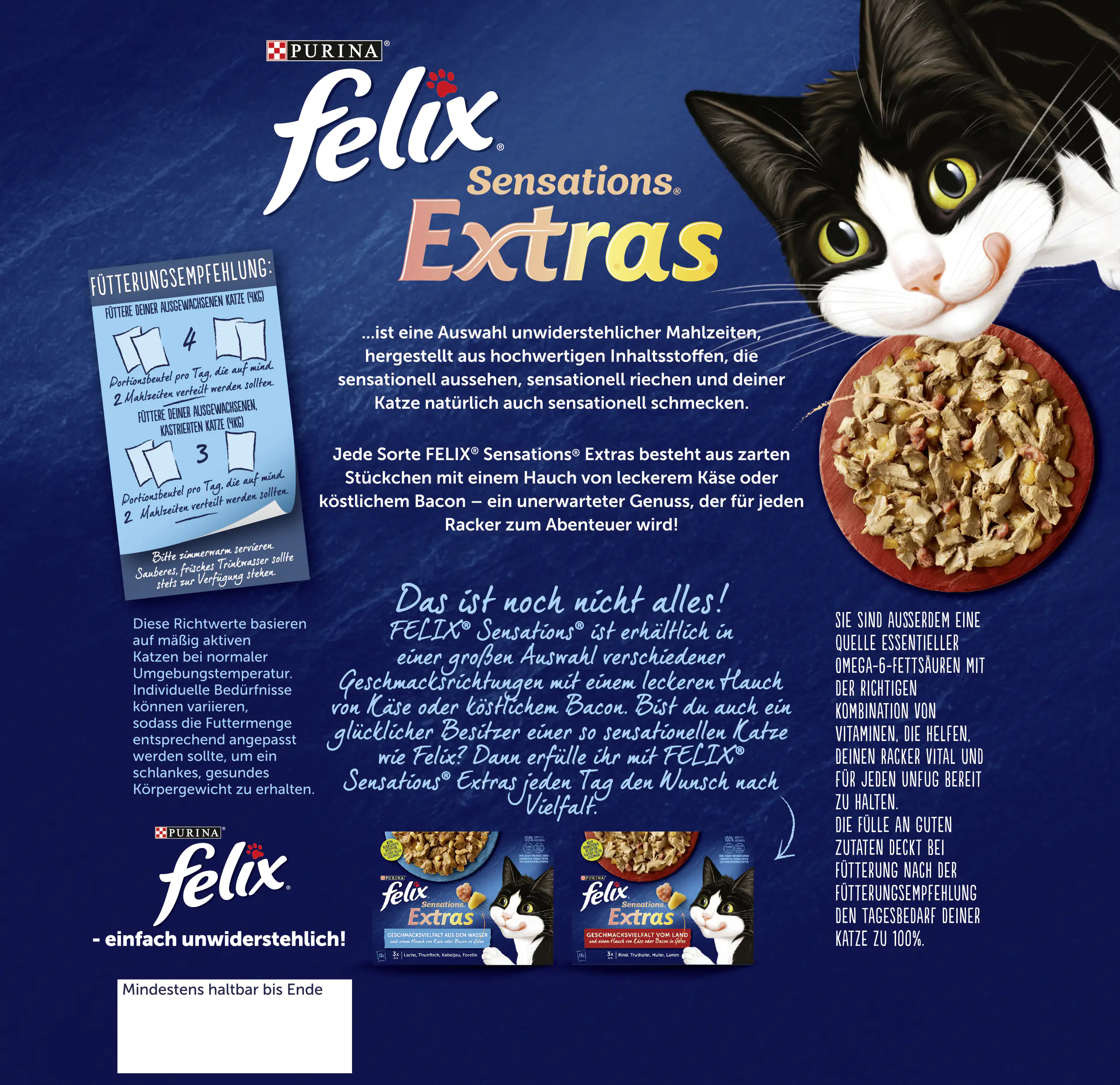 Felix Sensations Extras Geschmacksvielfalt vom Land 24x 85g