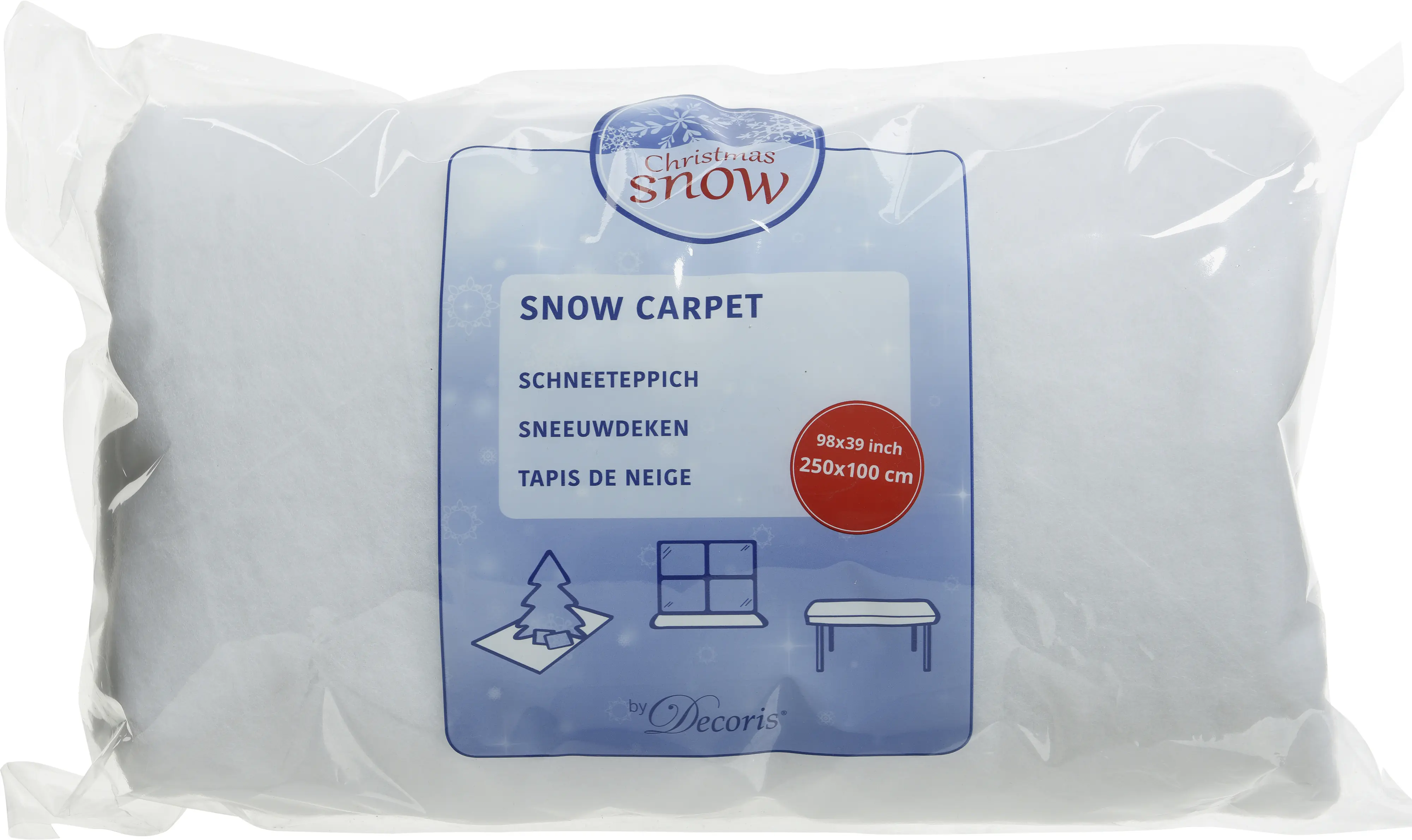 Kaemingk Schneeteppich weiß 250 x 100 cm Kaemingk Schneeteppich weiß 250 x 100 cm