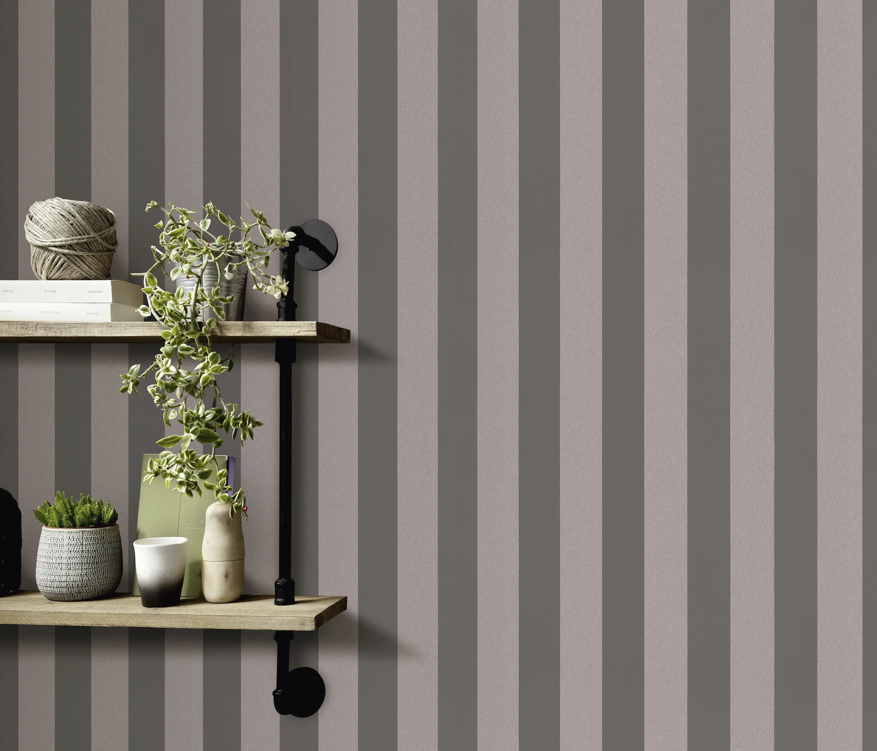 Erismann Vliestapete Streifen 4Earth bronze 10,05 x 0,53 m