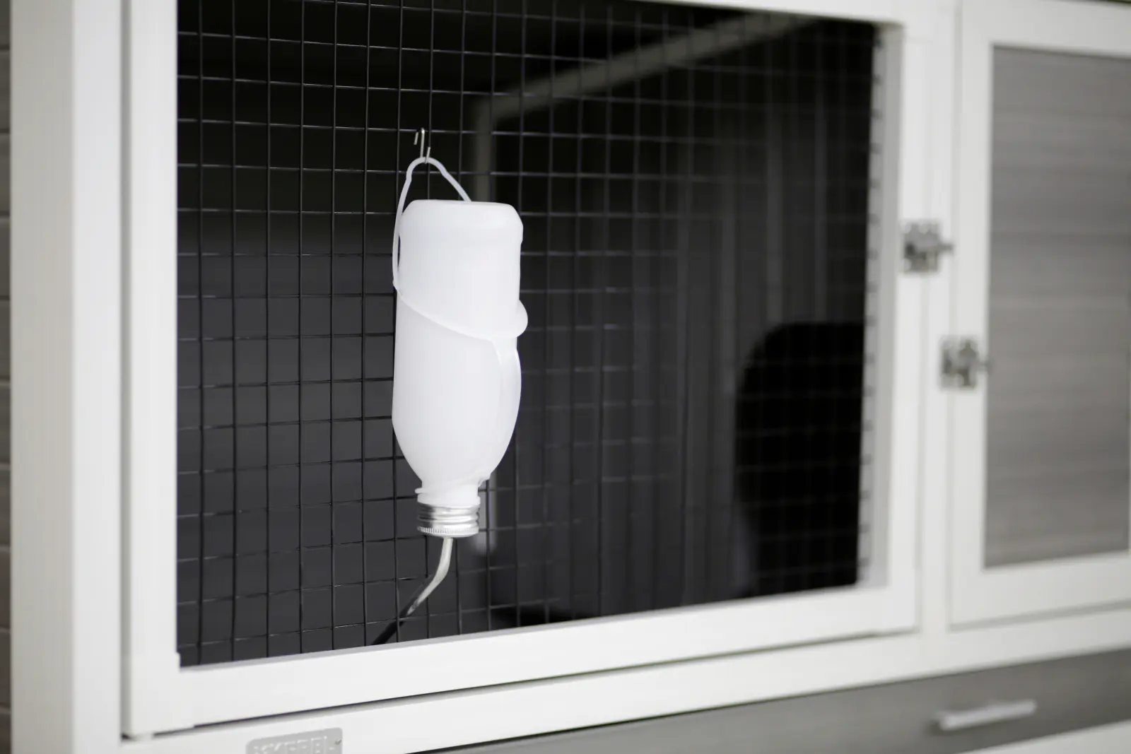 Kerbl Trinkflasche für Kaninchen Kunststoff mit Aluröhrchen