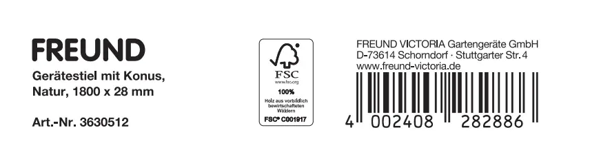 Freund Victoria Gerätestiel 180 cm