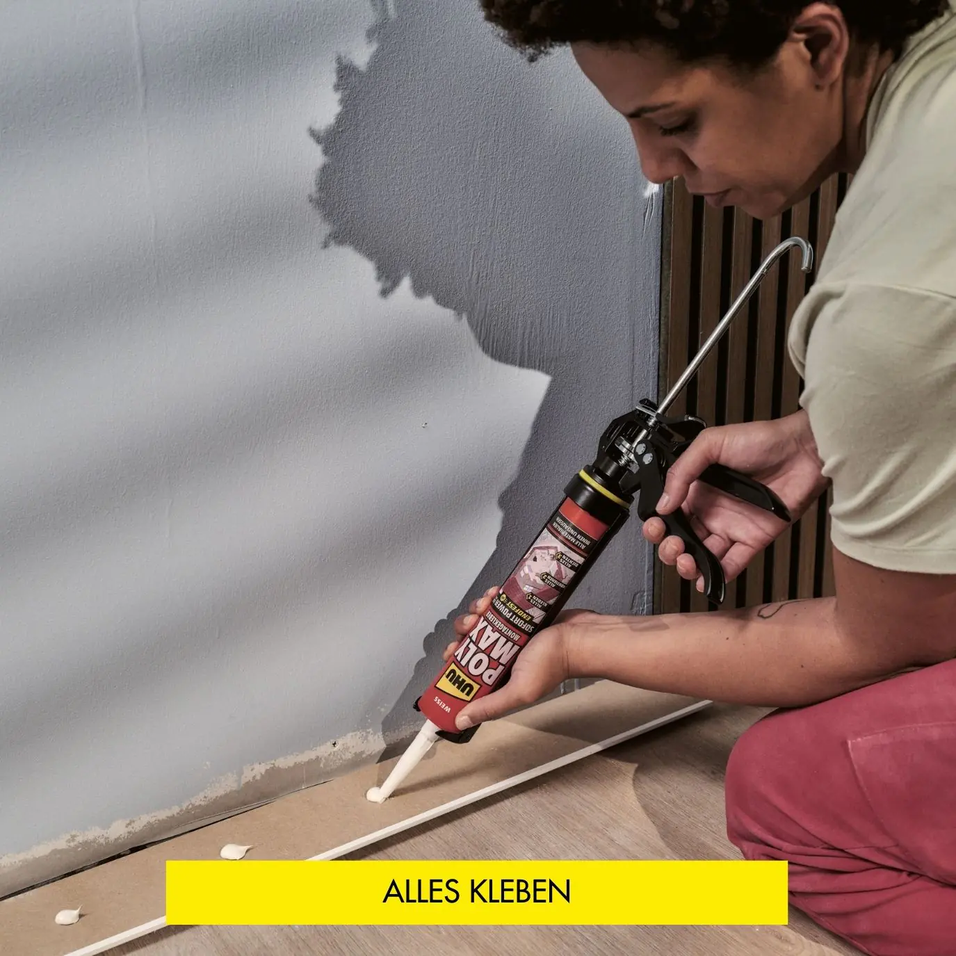 UHU Poly Max Power Montagekleber 300g, transparent