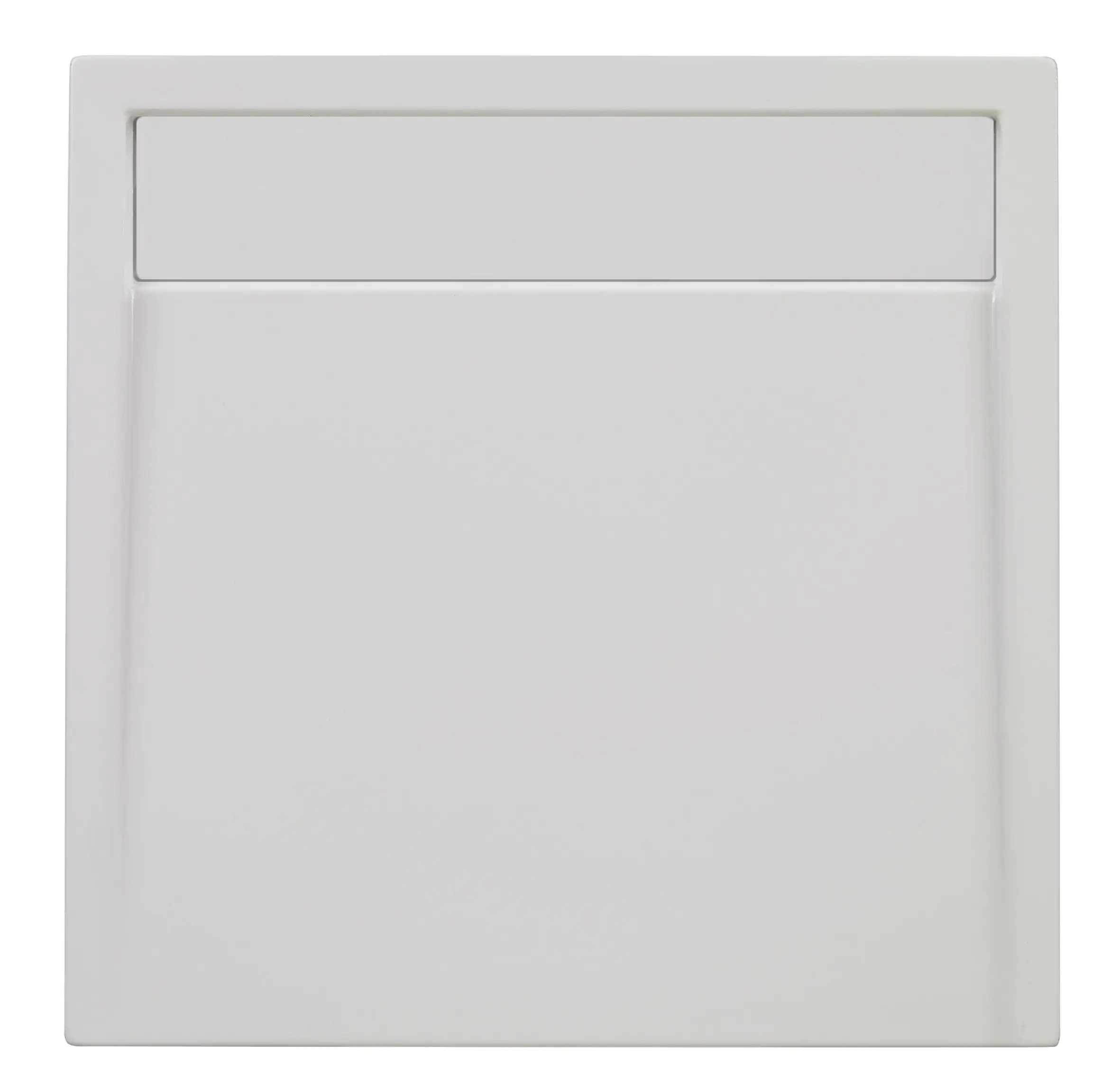 Ottofond Duschwanne mit Ablaufrinne 90 x 90 cm, weiß