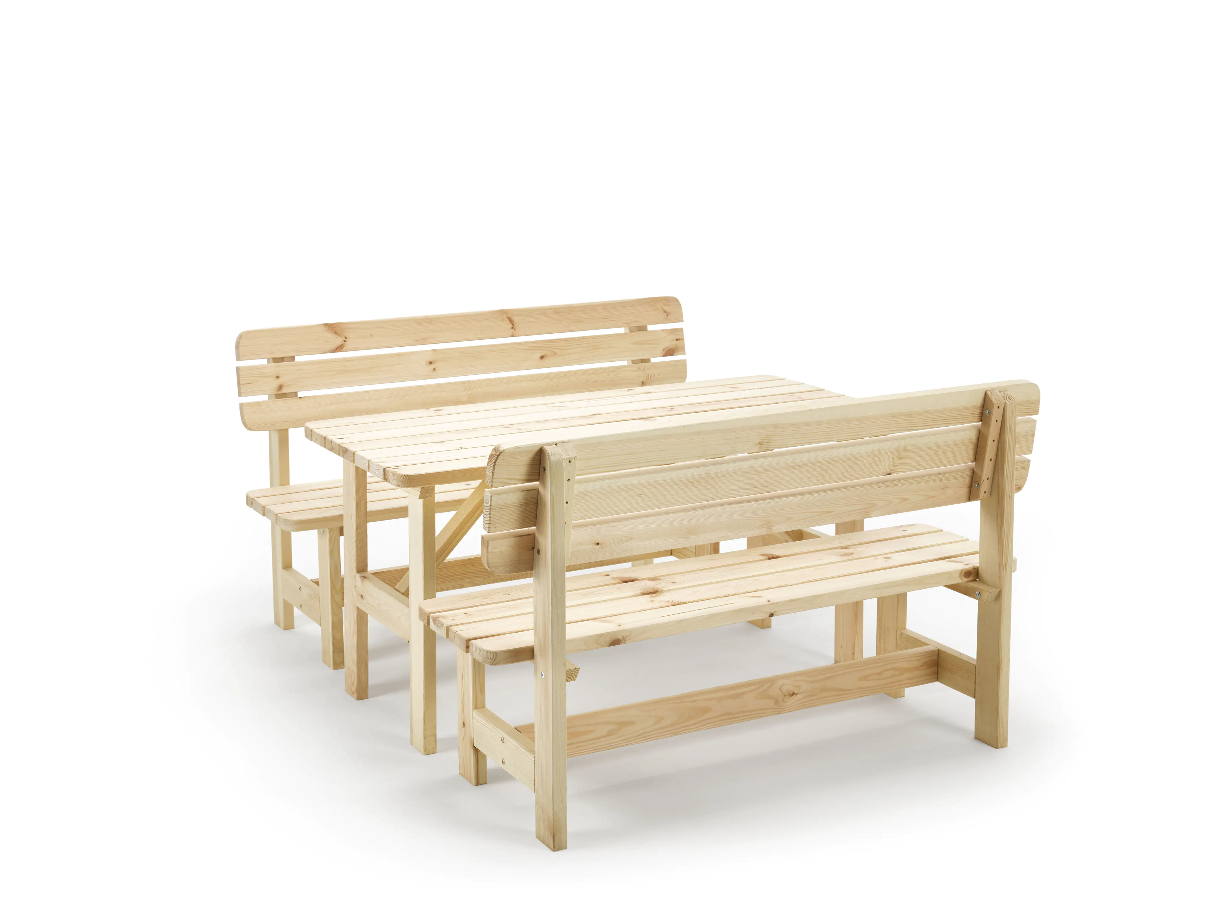 iWerk Massivholzgarnitur Kiefer natur 3-teilig iWerk Massivholzgarnitur Kiefer natur 3-teilig