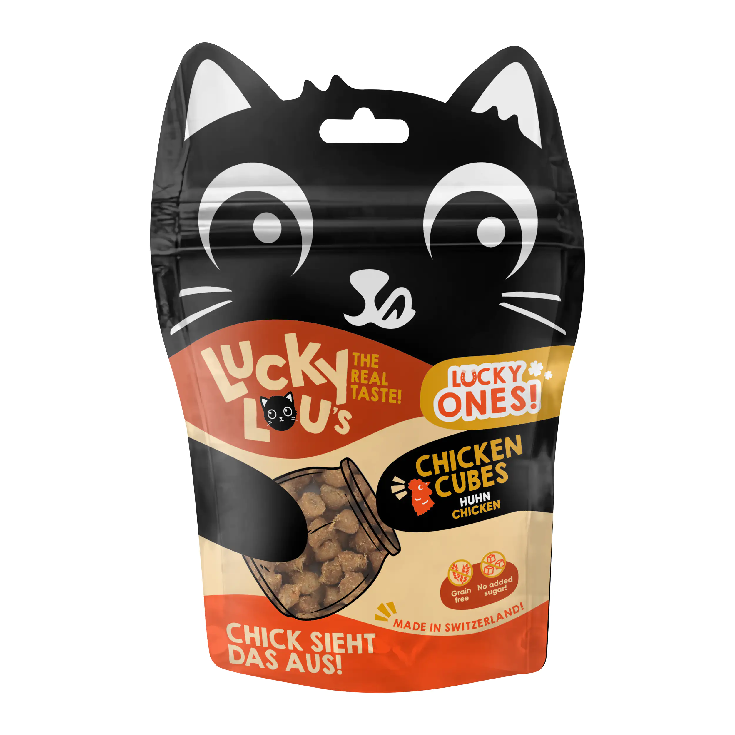 Lucky Lou Katzensnack Lucky Ones Cubes Huhn 80 g Lucky Lou Katzensnack Lucky Ones Cubes Huhn 80 g