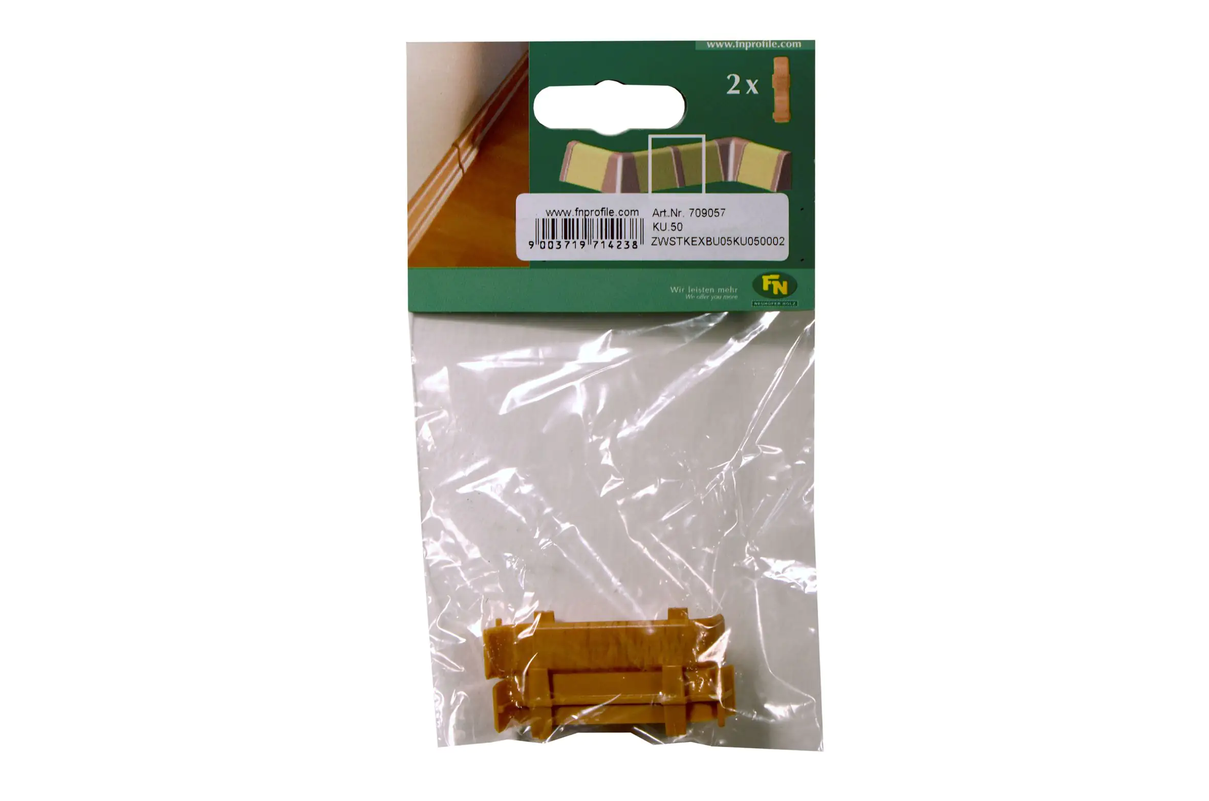 Zwischenstück Kunststoffleiste KU.050 Buche