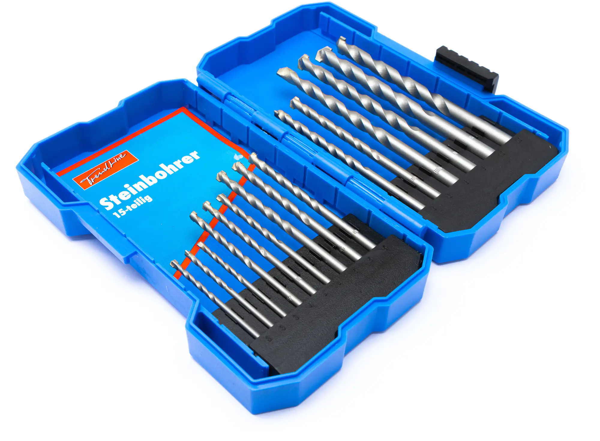 TrendLine Bohrer-Set für Beton und Stein 15-teilig Rundschaft TrendLine Bohrer-Set für Beton und Stein 15-teilig Rundschaft