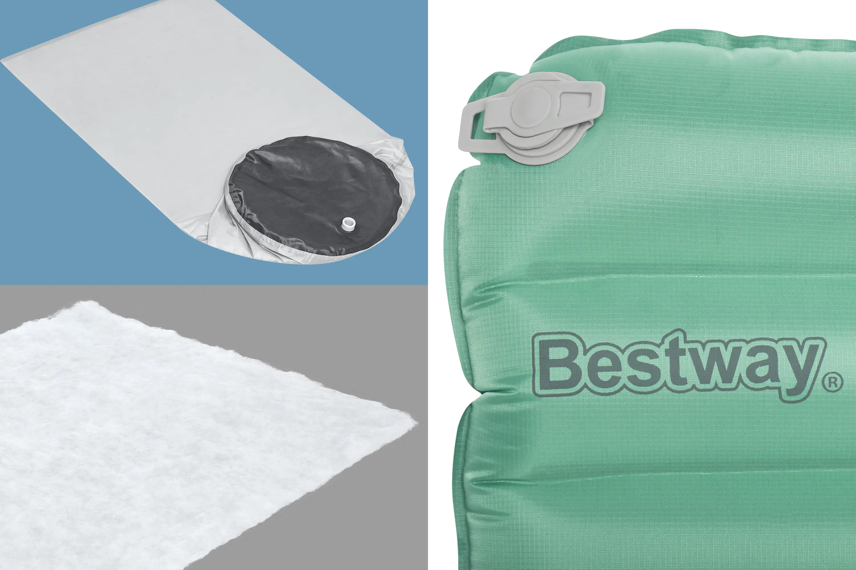 Bestway Isomatte AdventuRest aufblasbar grün 198 x 71 x 8 cm Bestway Isomatte AdventuRest aufblasbar grün 198 x 71 x 8 cm