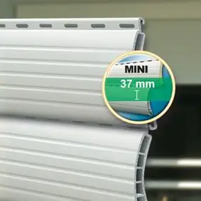 Schellenberg Rollladenprofil für System Mini Länge 180 cm, Breite 3,7 cm