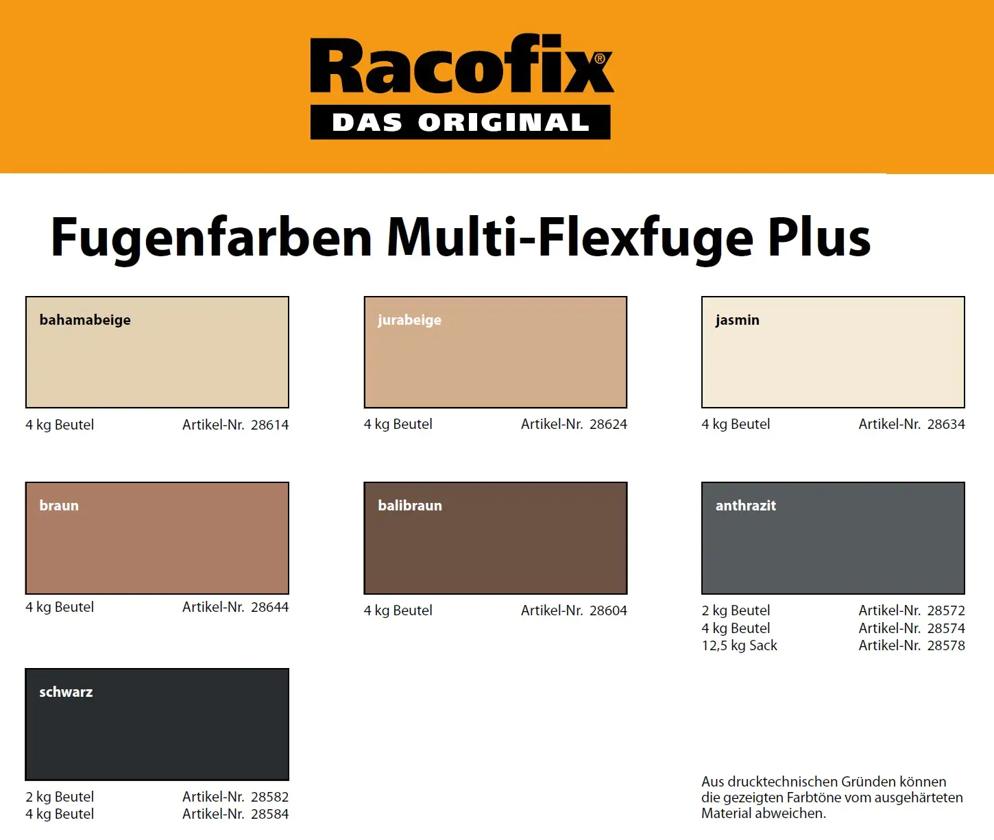 Racofix Multi Flexfuge PLUS 2 - 12 mm bahamabeige 4 kg