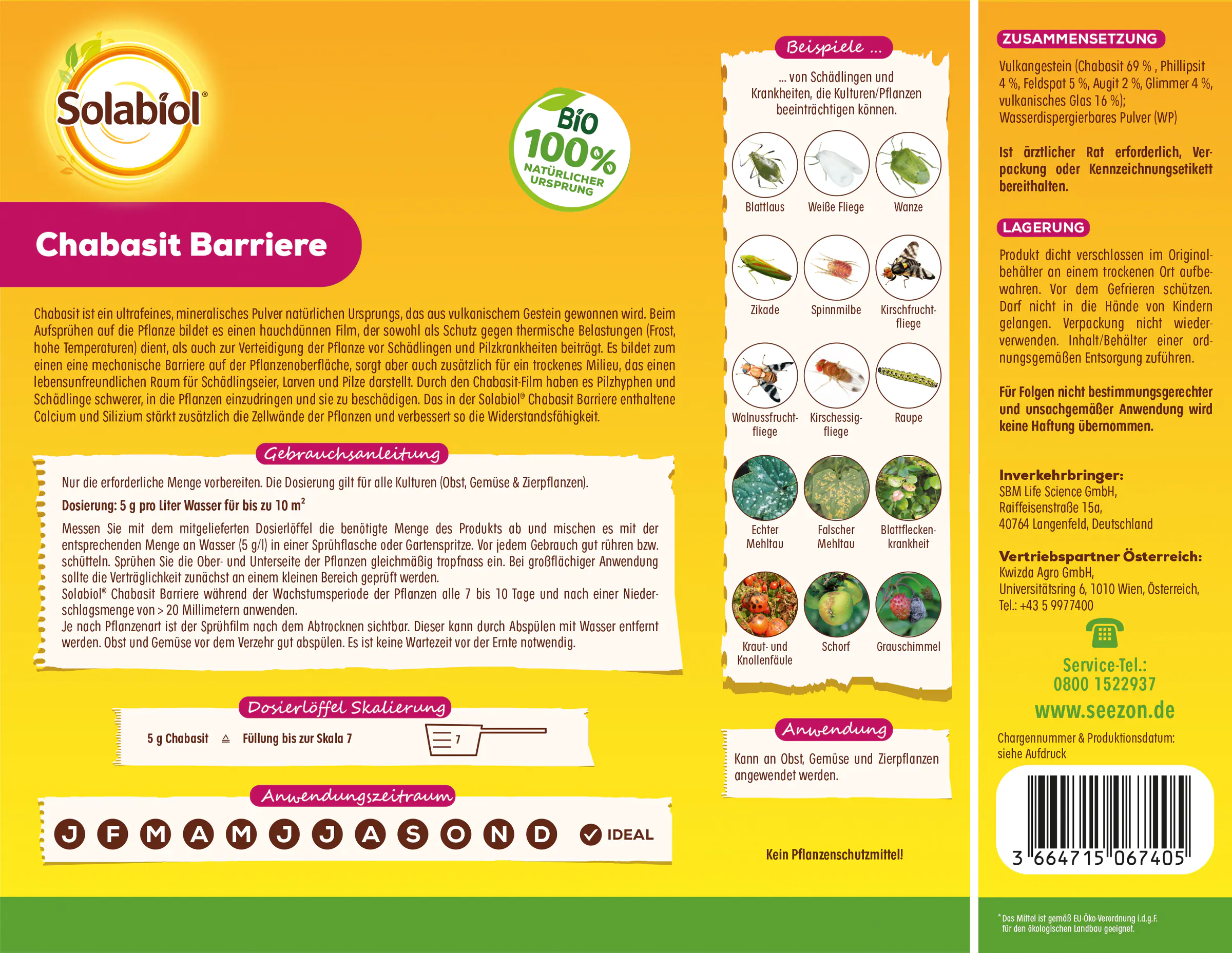 Solabiol Chabasit Barriere 400 g Solabiol Chabasit Barriere 400 g