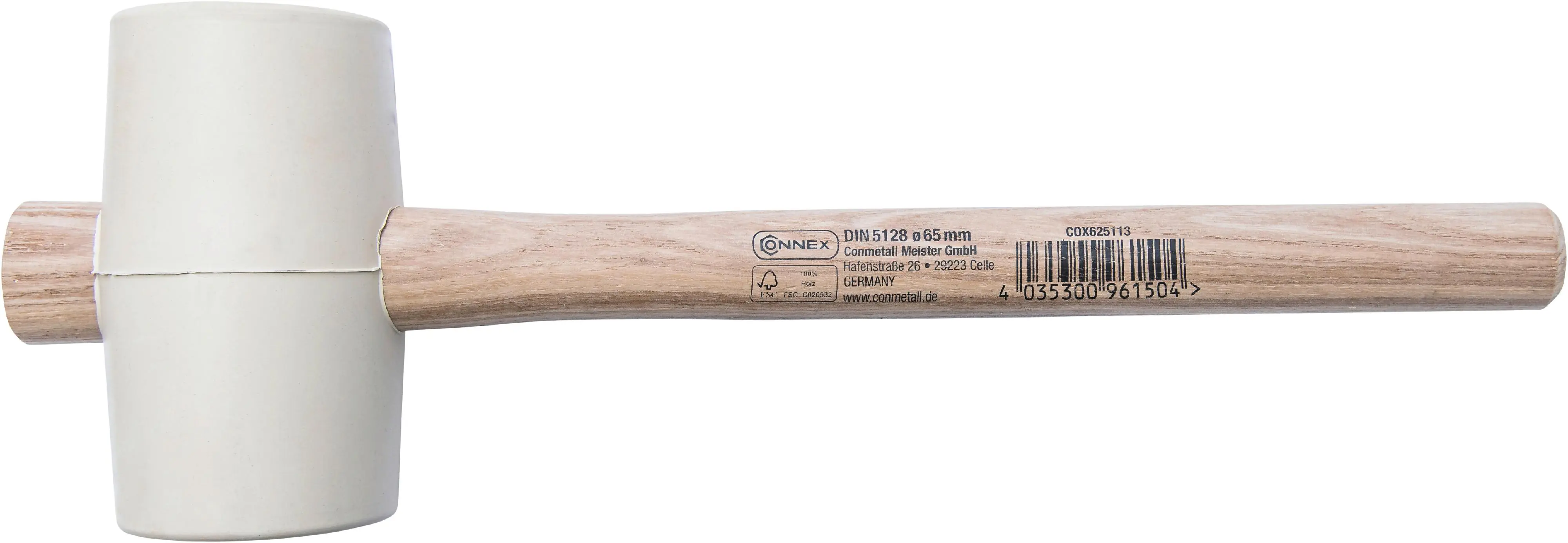 Connex Gummihammer Ø 65 mm COX625113 668 g 340 mm Connex Gummihammer Ø 65 mm COX625113 668 g 340 mm