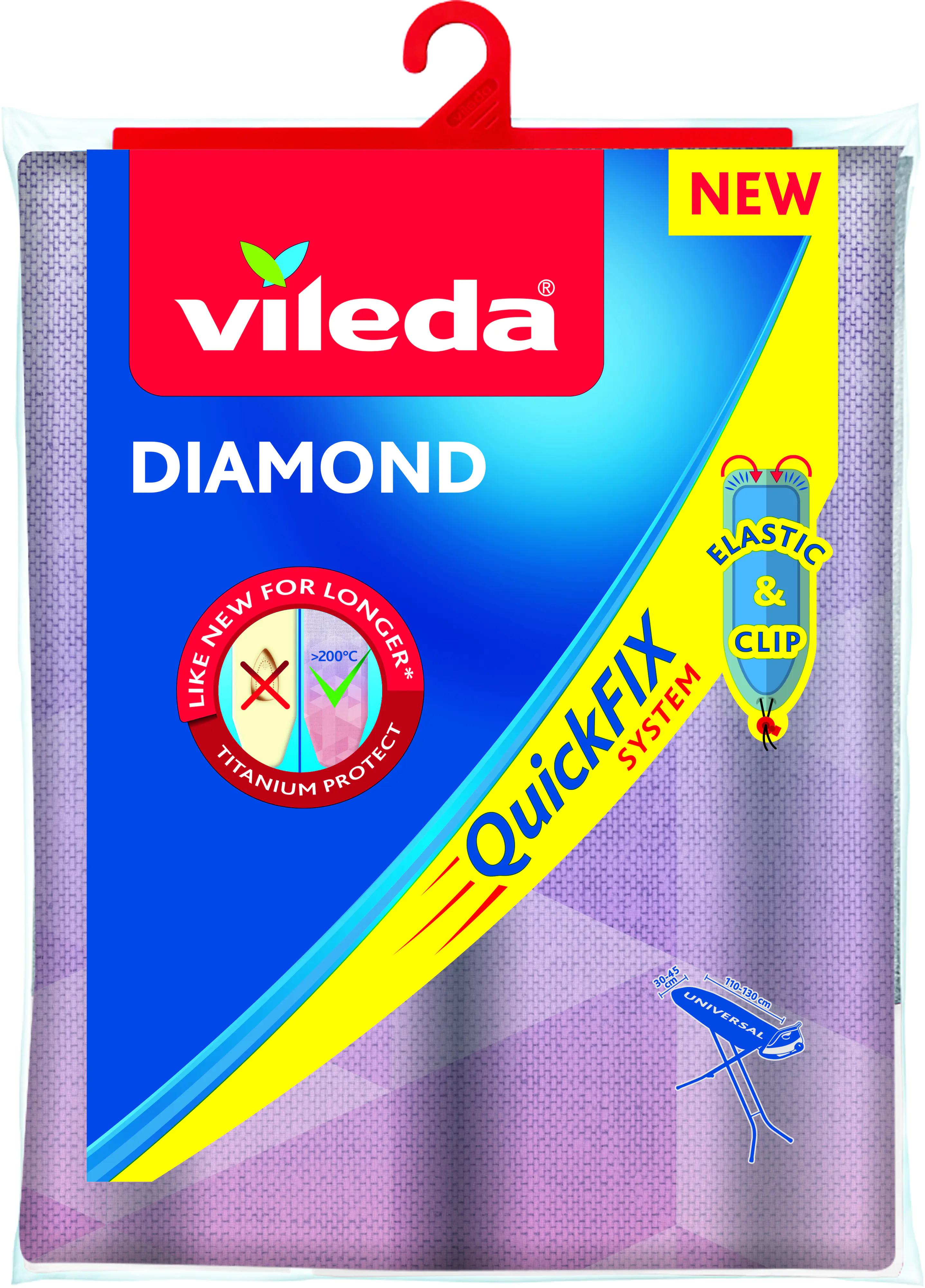 Vileda Bügeltischbezug QuickFIX Diamond universell Vileda Bügeltischbezug QuickFIX Diamond universell