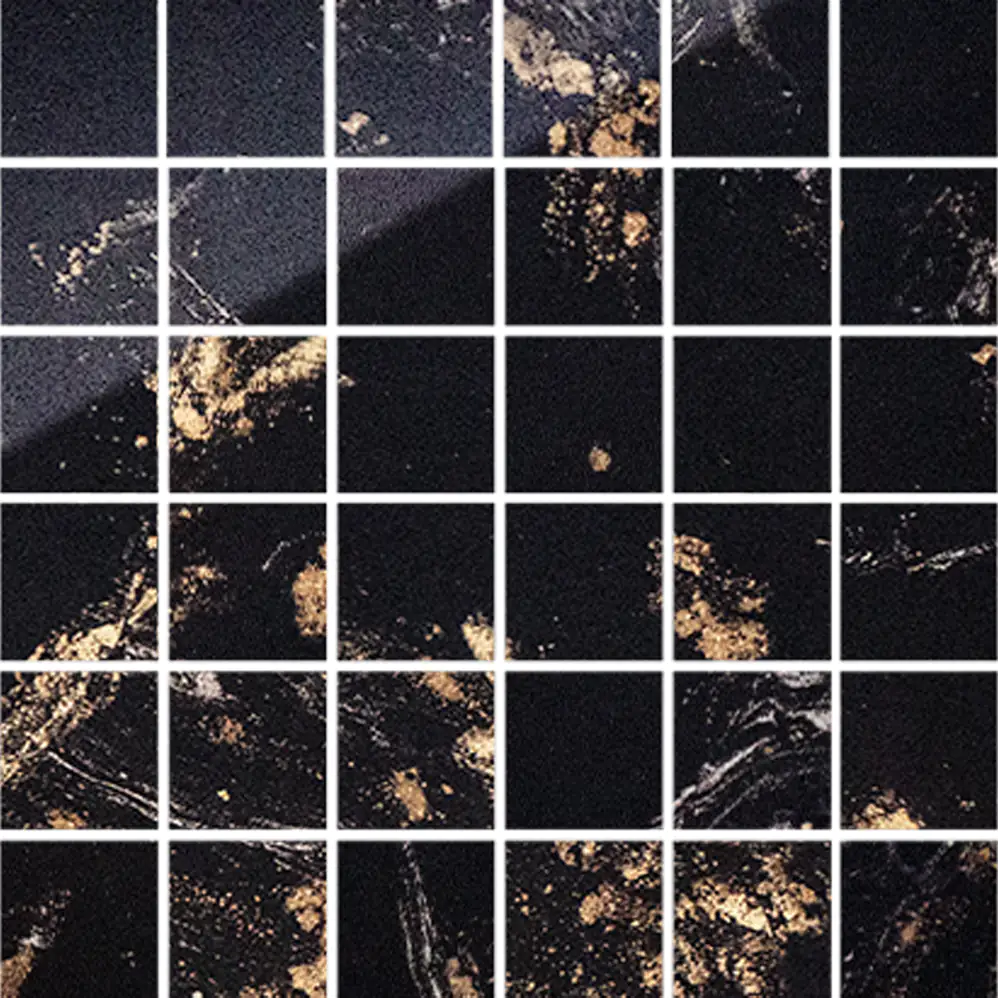 Mosaikfliese Opium 30 x 30 cm oro Steinmaß: ca. 4,8 x 4,8 cm Mosaikfliese Opium 30 x 30 cm oro Steinmaß: ca. 4,8 x 4,8 cm