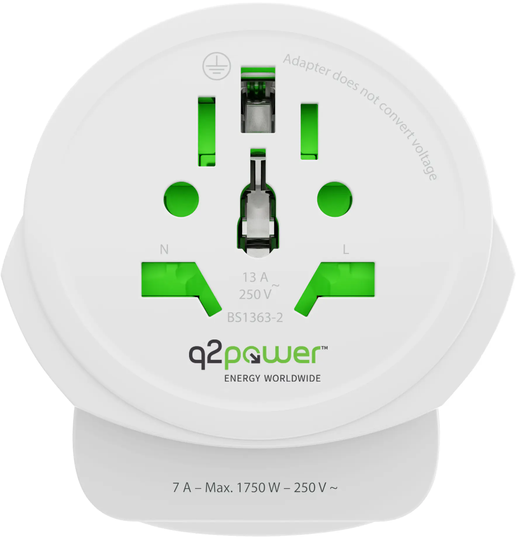 Kopp Reiseadapter Light USB AC World 2-teilig weiß