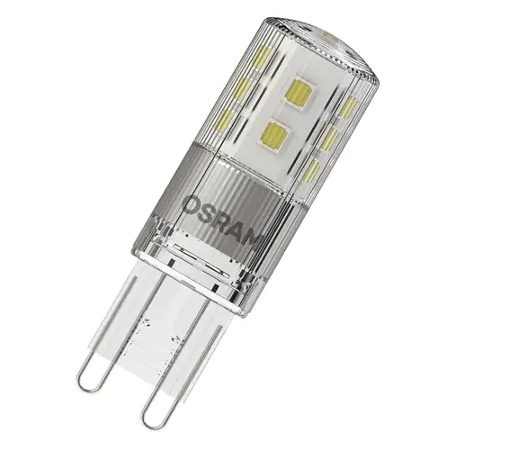 4058075607286 Osram LED Stiftsockellampe 30 G9 3W warmweiß, dimmbar, klar
