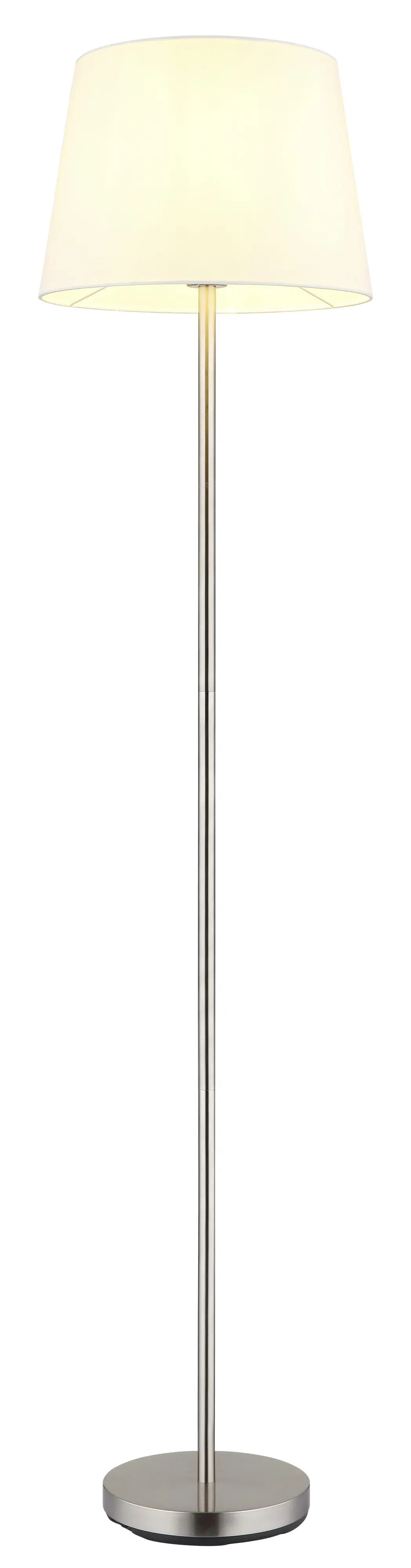 Globo Stehleuchte Joris 151 cm nickel matt