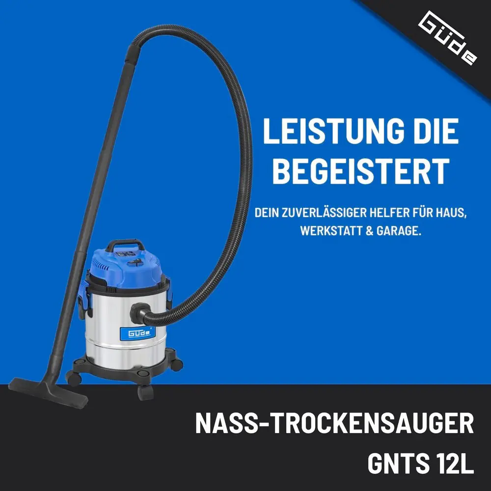 Güde Nass-Trockensauger GNTS 12 L 1200 W