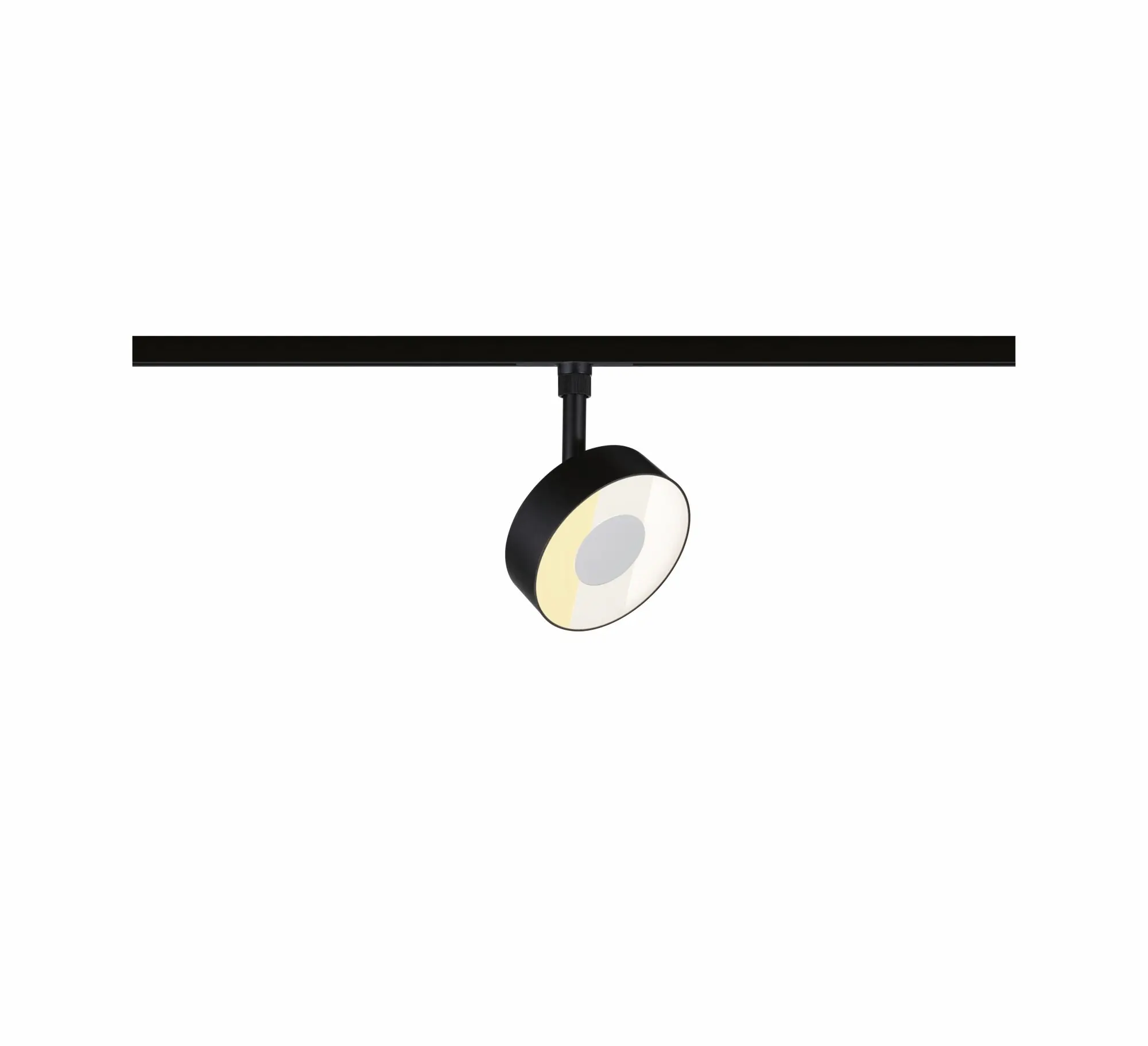 Paulmann URail LED-Deckenleuchte 1er Spot Circle Ø 10 x 13,5 cm warmweiß-neutralweiß schwarz matt