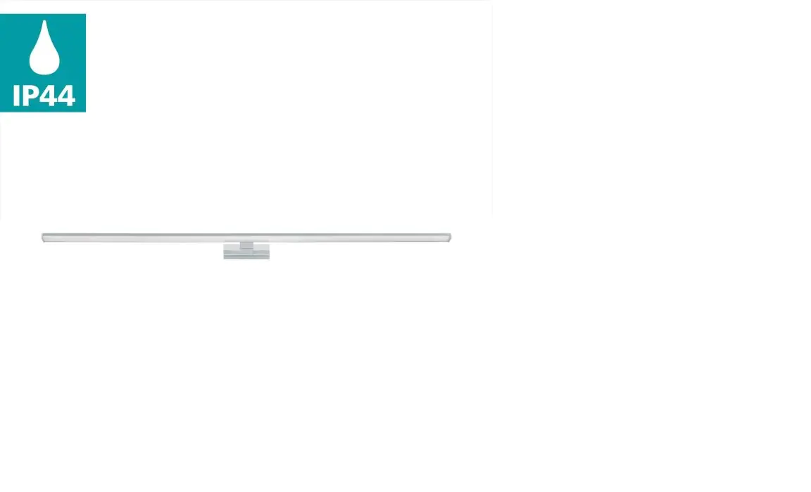 Eglo LED Spiegelleuchte Pandella 1 chrom-silber 120 x 4 cm neutralweiß Eglo LED Spiegelleuchte Pandella 1 chrom-silber 120 x 4 cm neutralweiß