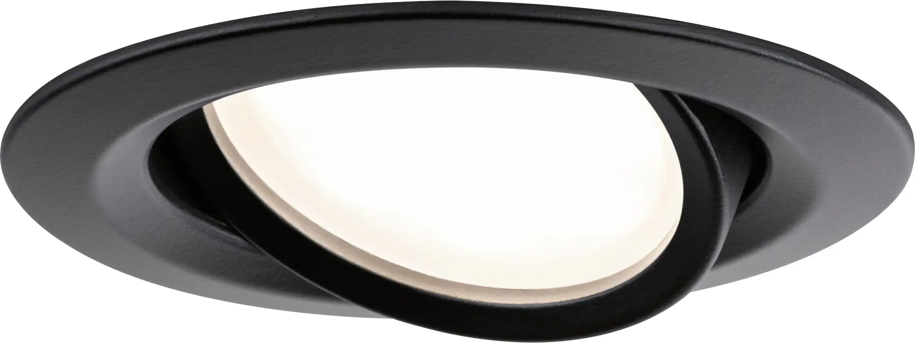 Paulmann LED Einbauleuchte Nova 3er-Set schwarz matt schwenkbar Ø 9,3 cm 