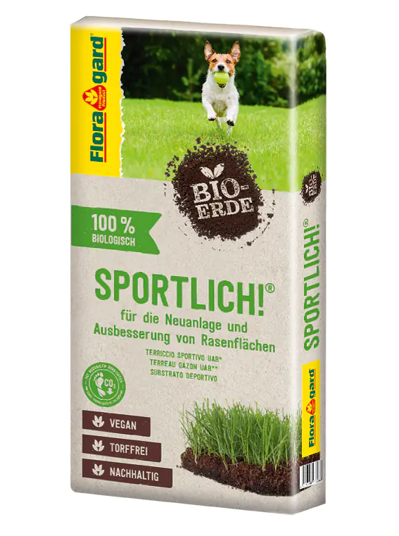 Floragard Bio Rasenerde Sportlich torffrei 1 x 40 L Floragard Bio Rasenerde Sportlich torffrei 1 x 40 L