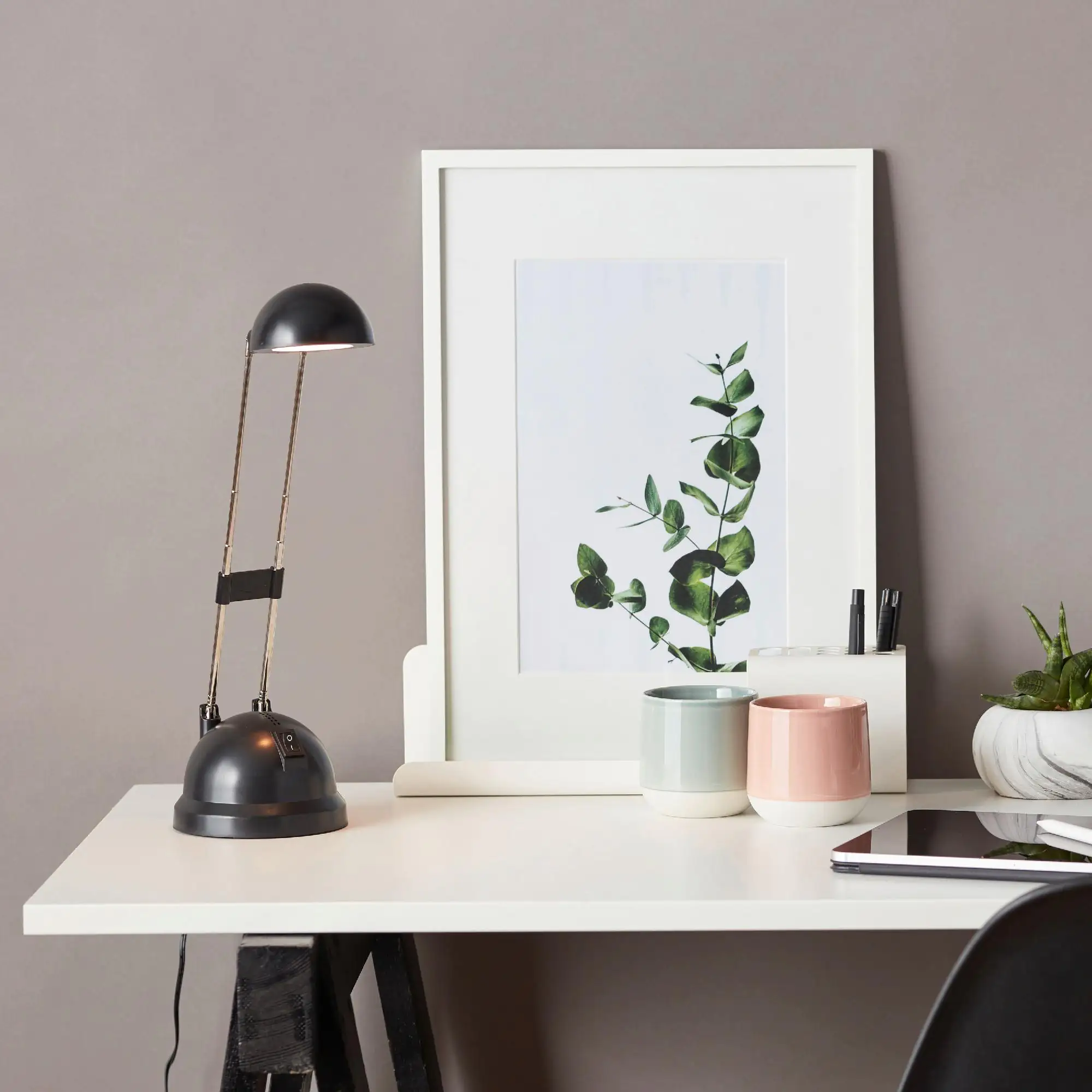 Brilliant LED Tischleuchte Katrina 20 x 11,5 cm 6 W, verstellbar, warmweiß