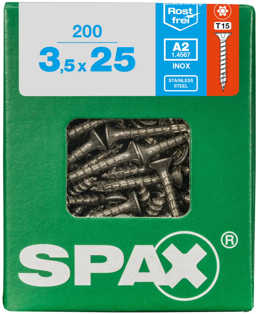 Spax Universalschrauben 3.5 x 25 mm TX 15 - 200 Stk.