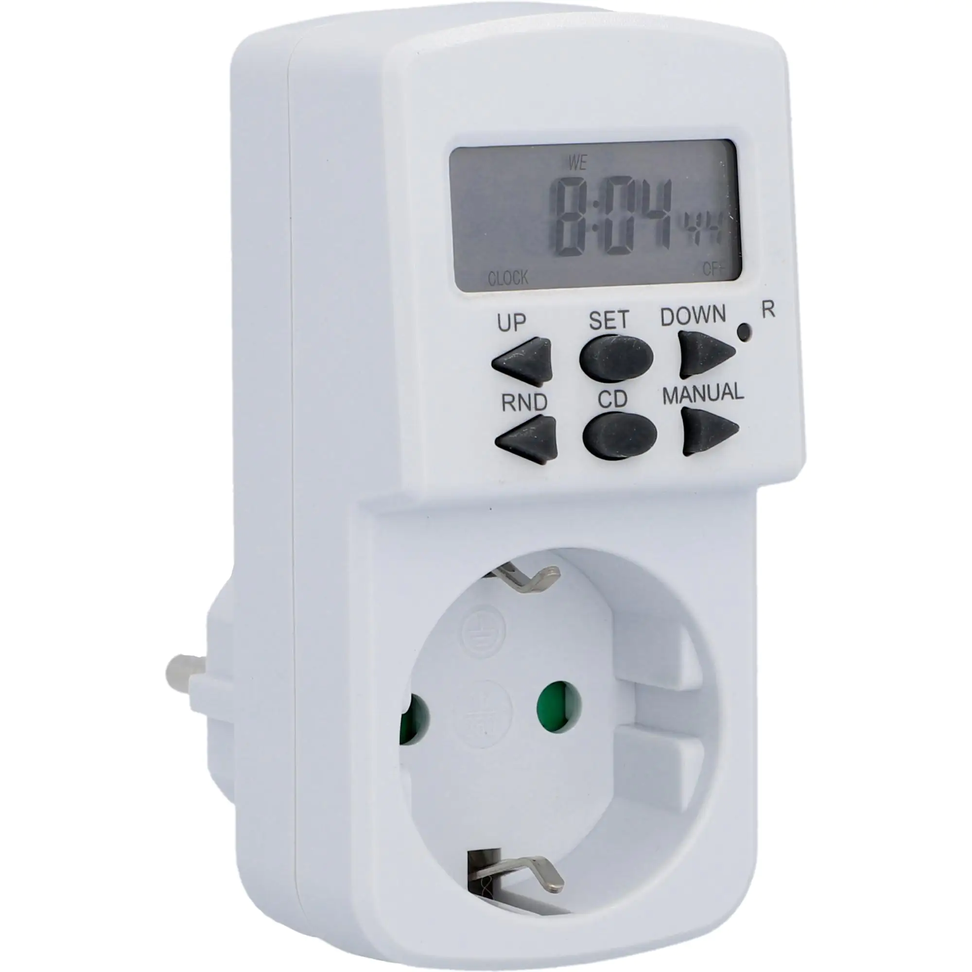 Wochenzeitschaltuhr digital, mini, für innen, weiß Wochenzeitschaltuhr digital, mini, für innen, weiß