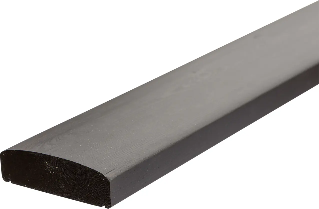 Plus Handlauf Kernholz 11,4 x 209 cm schwarz