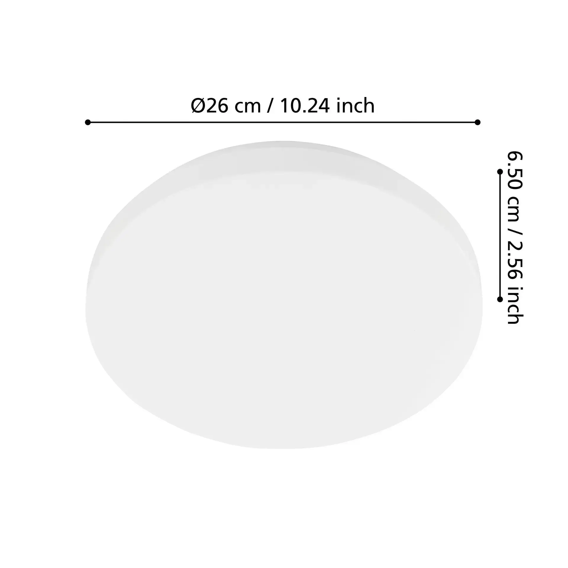 Eglo LED Deckenleuchte Approdo weiß Ø 26 cm warmweiß