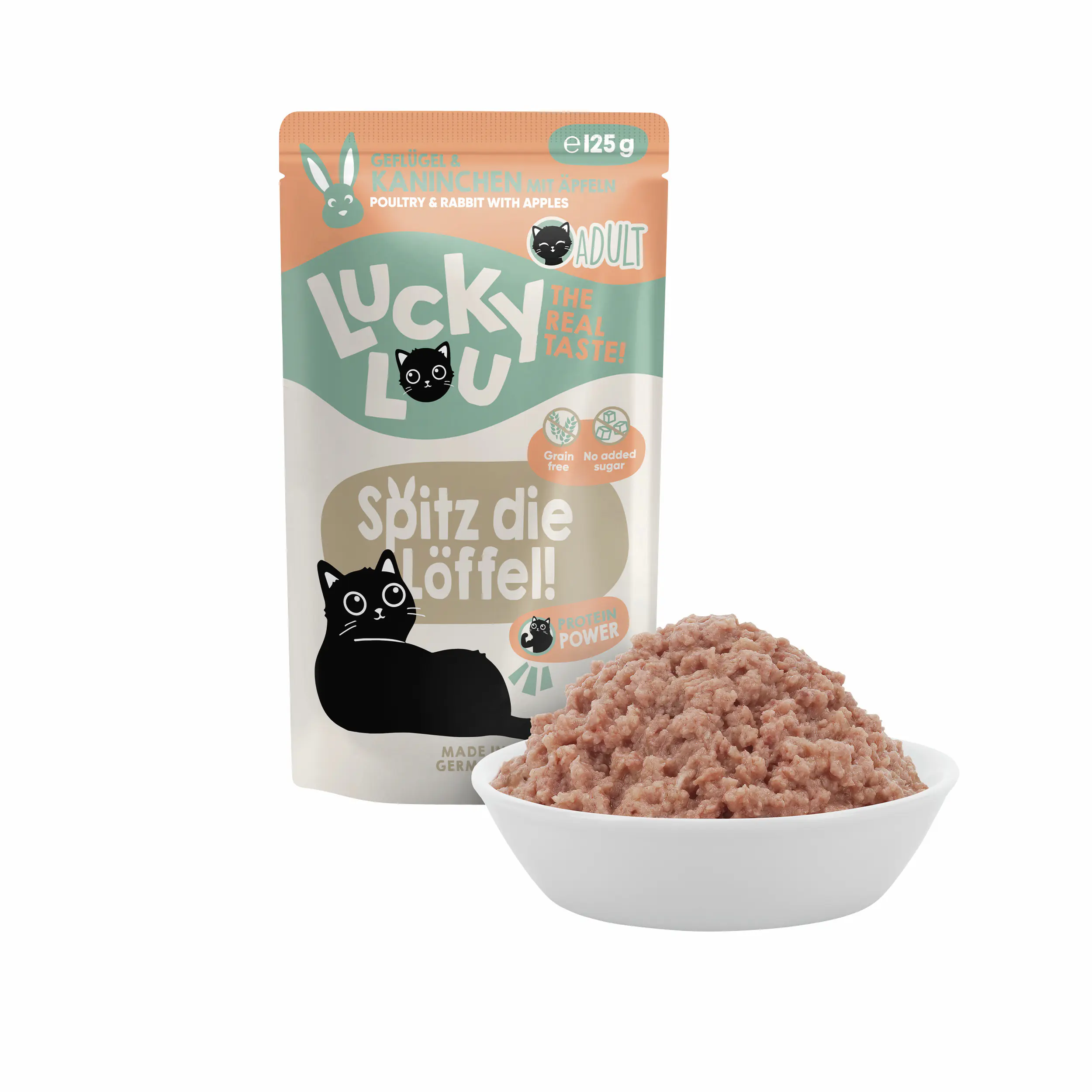 Lucky Lou Lifestage Adult Geflügel und Kaninchen 125g