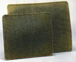 FireFix Bodenblech 60 x 80 cm, messing