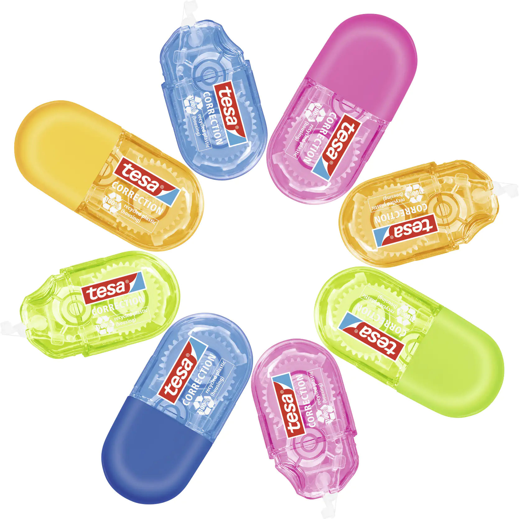 tesa Mini Korrekturroller ecoLogo® 2er Set Blister