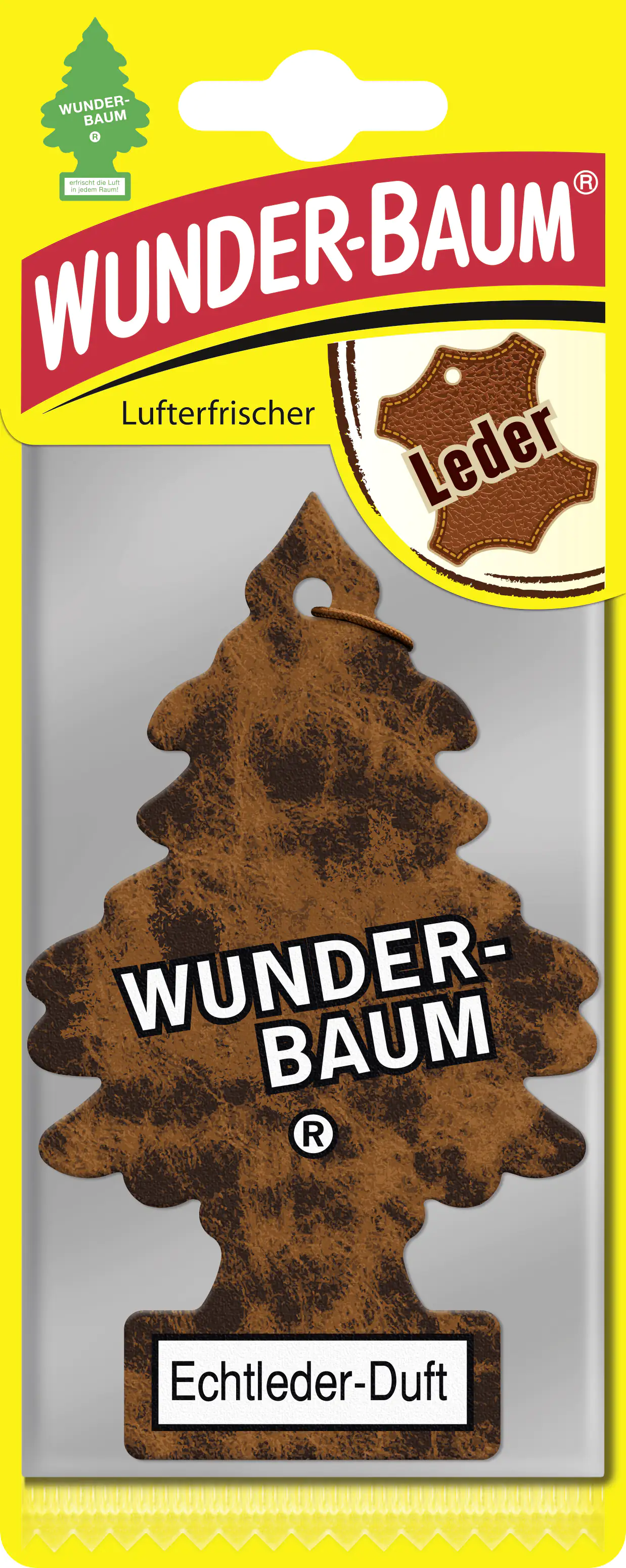 Wunderbaum Papierlufterfrischer Echtleder Wunderbaum Papierlufterfrischer Echtleder