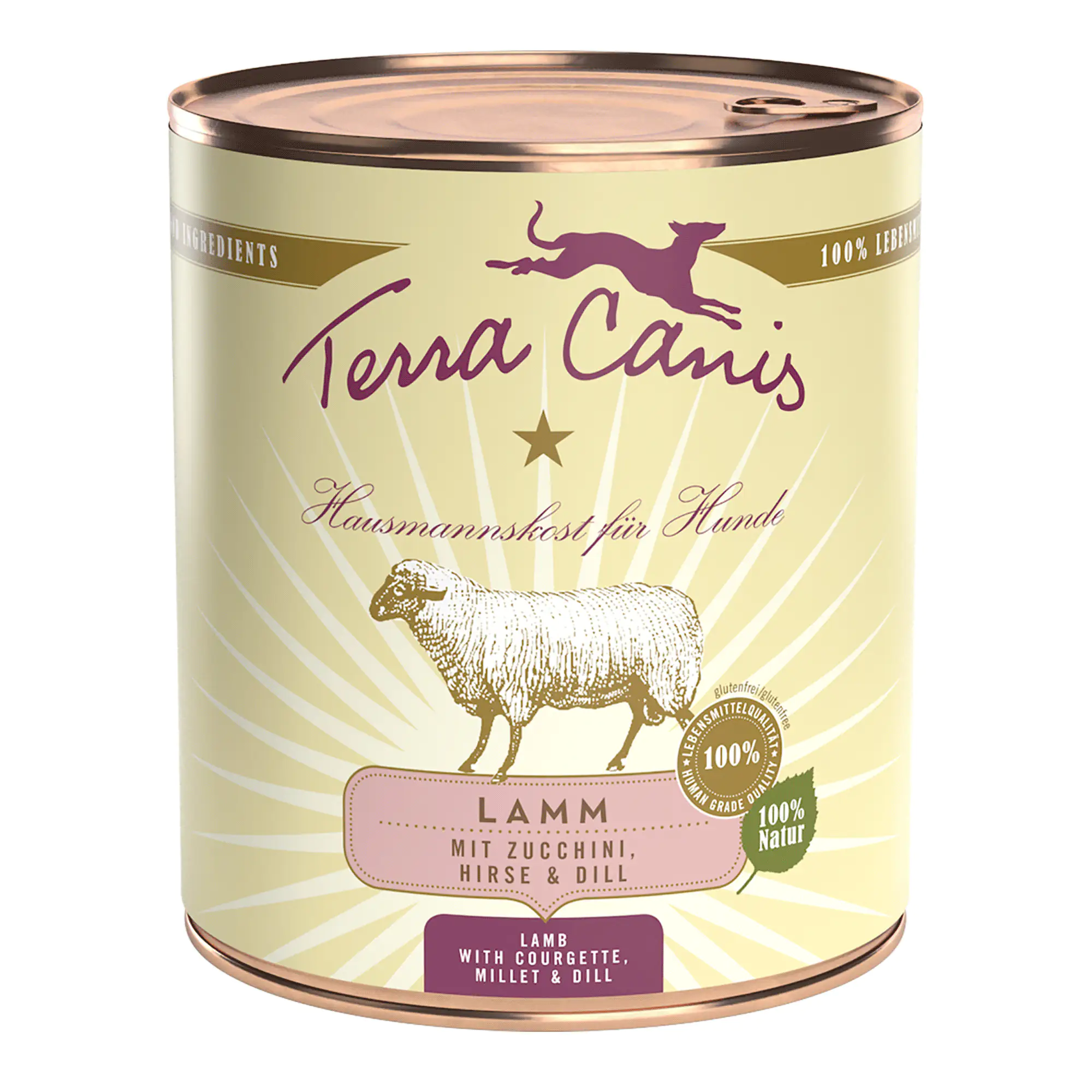 Terra Canis Classic Adult Lamm mit Zucchini Hirse & Dill Hundefutter 800 g