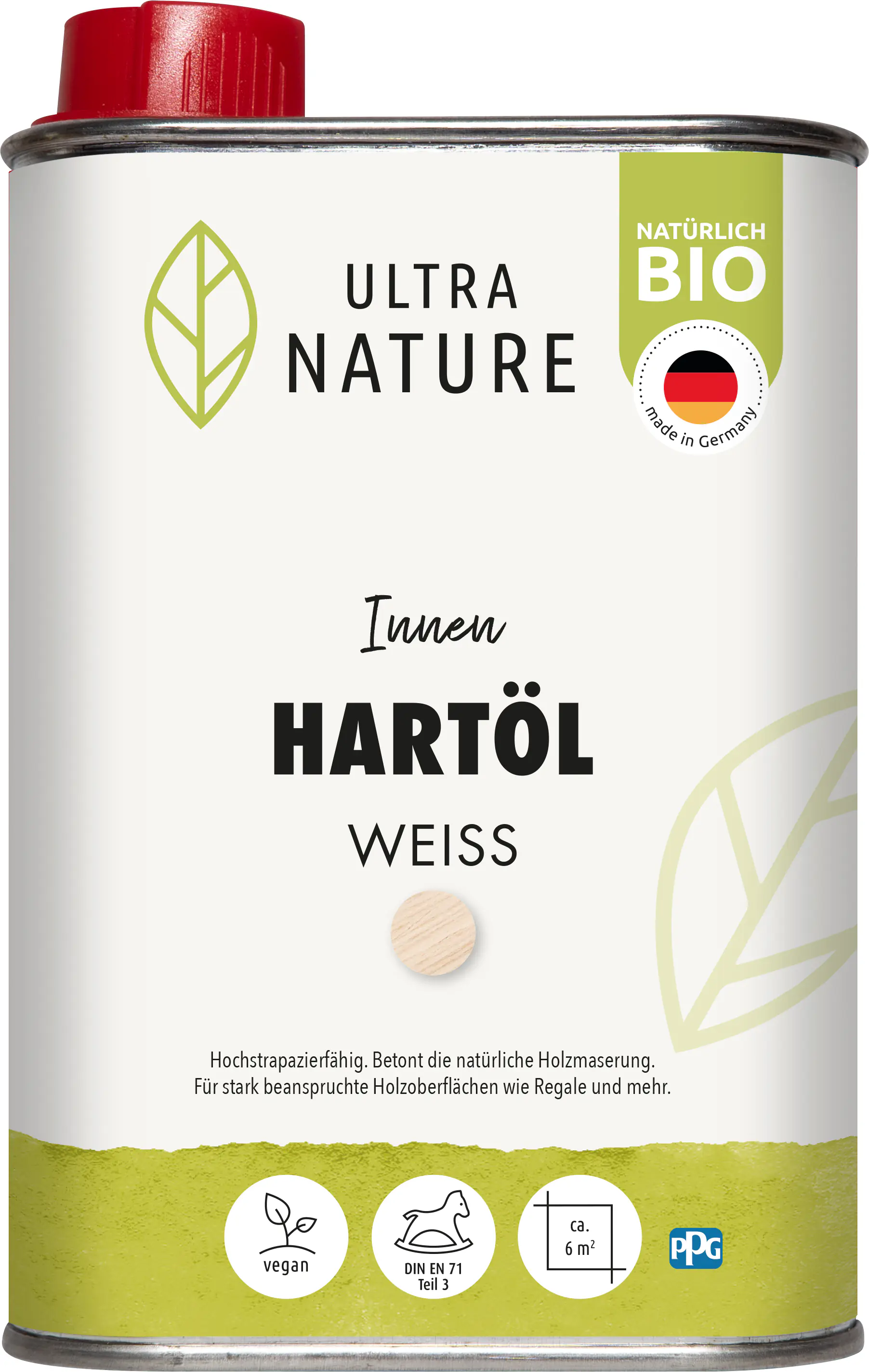 Ultra Nature Hartöl 250 ml weiß